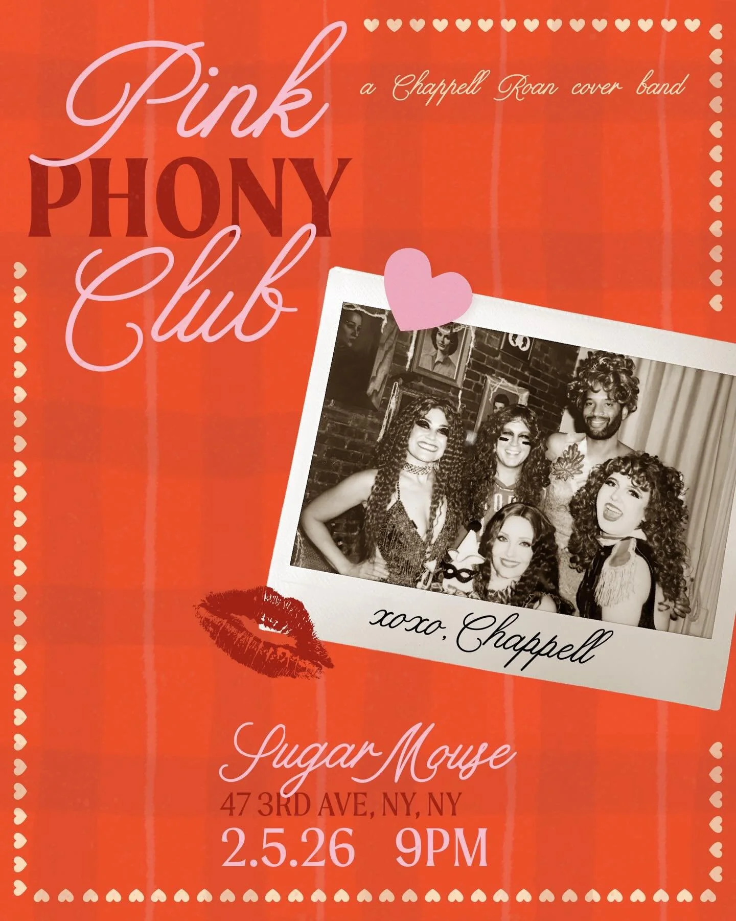 Gig announcement! We&rsquo;re excited to announce our next show on Thursday, February 5th @sugarmouse.nyc via the @tealeaf.collective to celebrate the birthday of our third favorite Pisces @chappellroan! Join us, @missolivia1111 and a special guest t