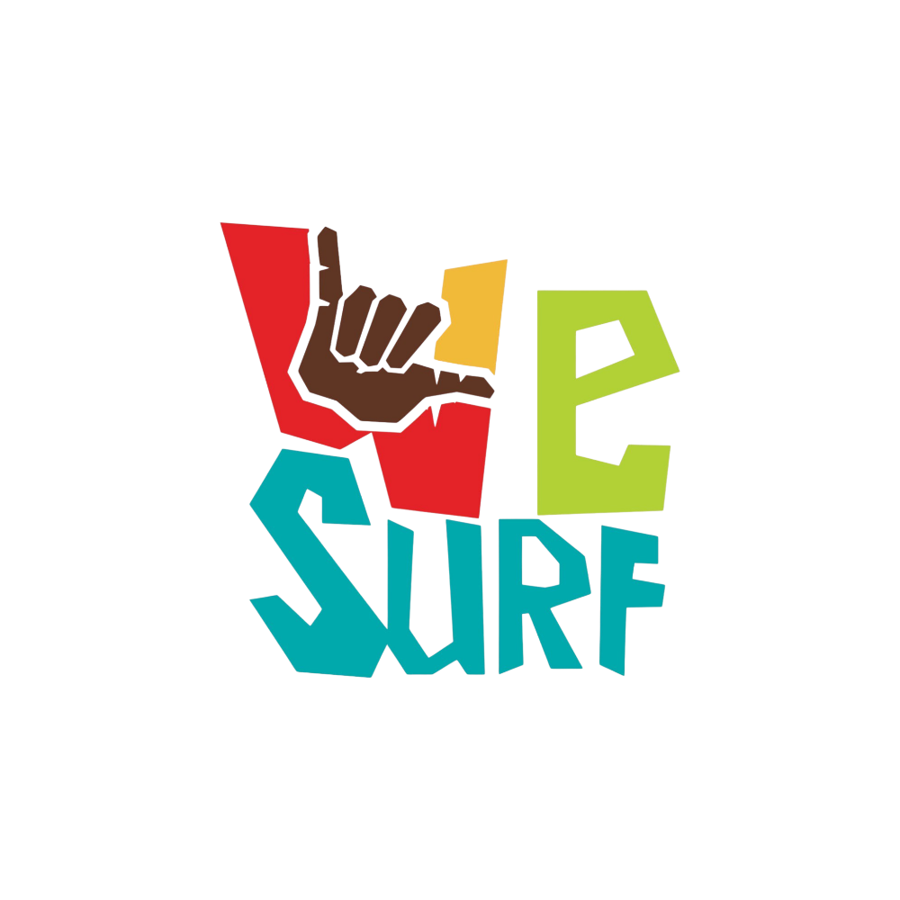 WE SURF STICKERS
