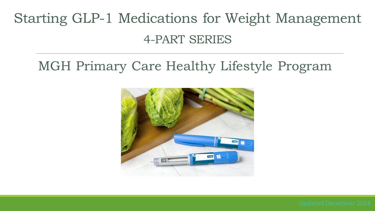Obesity & GLP-1 Medication 4-Part SMA Series