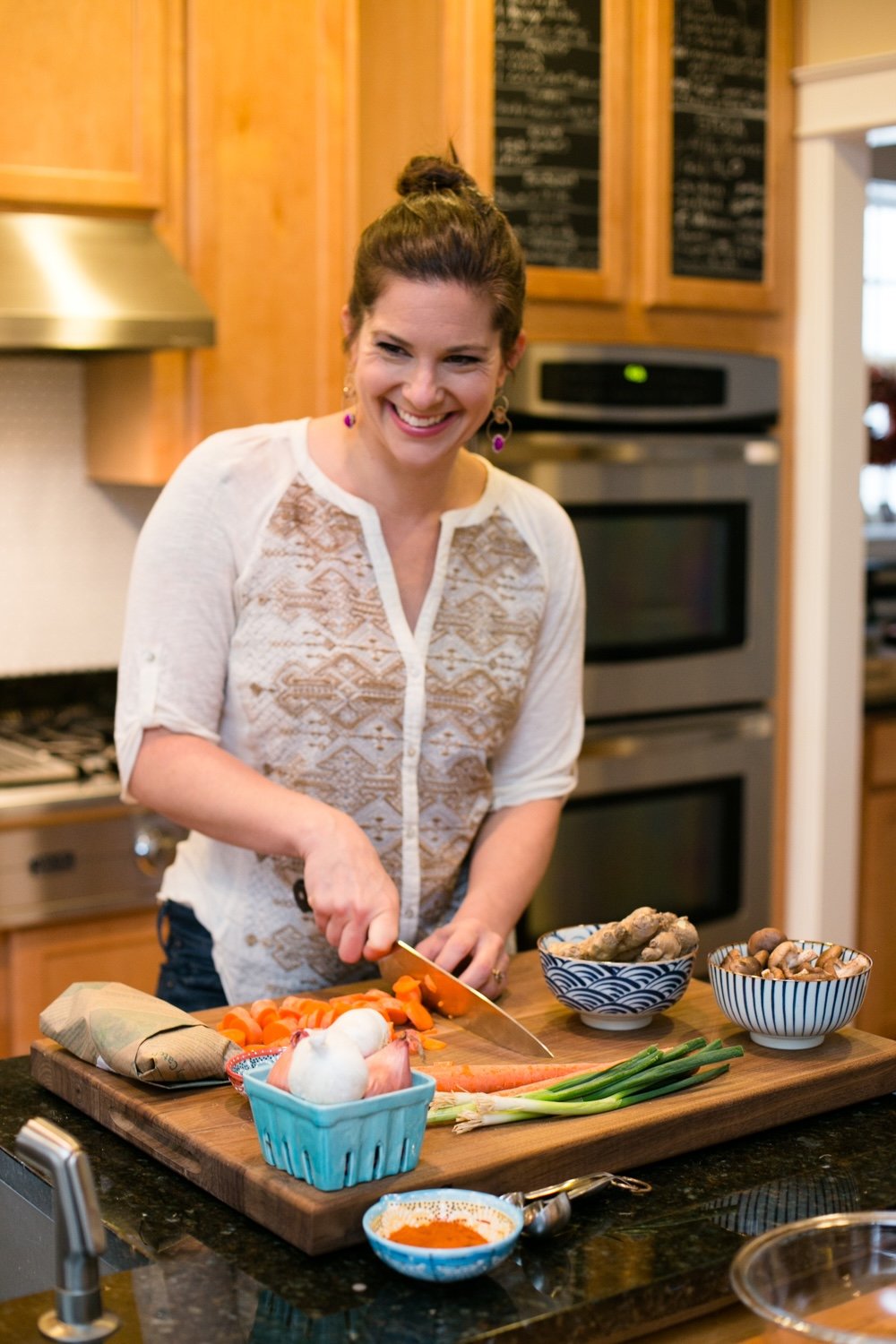 Dr. Caitlin providing integrative wellness care