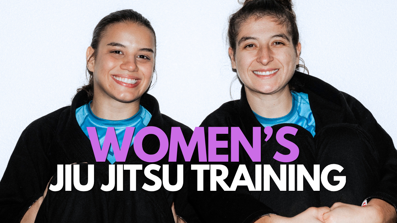 Womens Jiu jitsu training