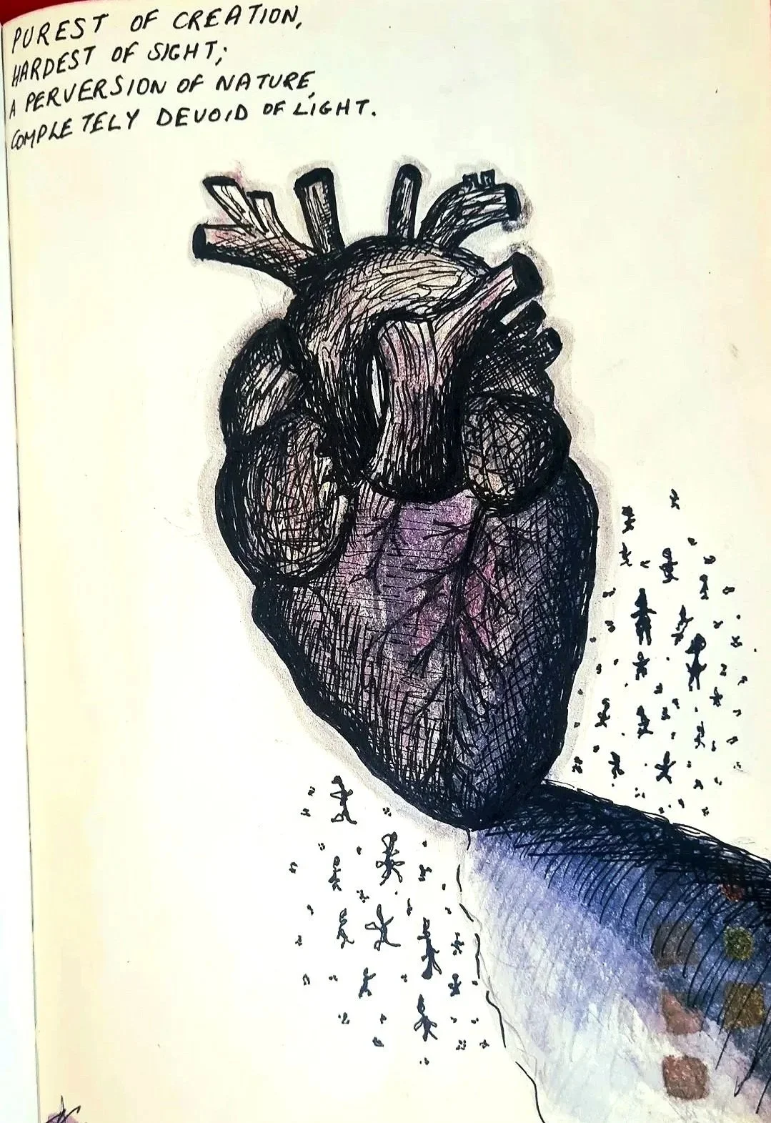 Purest of Creation, Hardest of Sight; A Perversion of Nature, Completely Devoid of Light