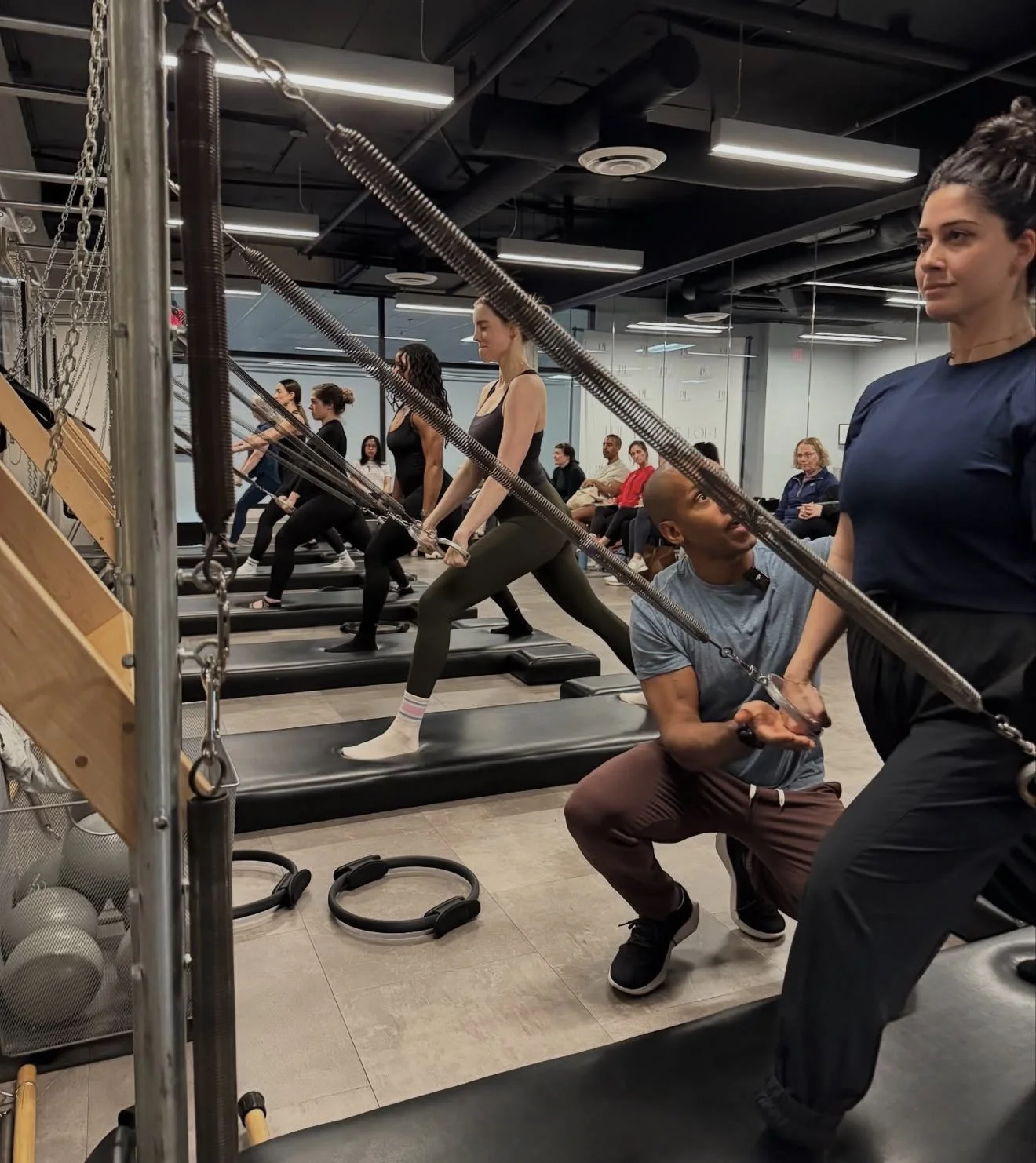 Adama Grace at Chris Robinson workshop at the Pilates Loft Columbia Pike March 2025, Classical Pilates USA 