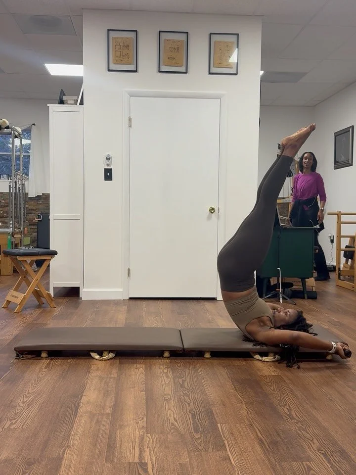 Today was a super fun day for the Pilates geeks! I got to attend a shoulder health presentation by @dr._suzanne_cowan and  @cathycincinnati historical presentation on Joe&rsquo;s history and life as well as use one of his original mats to practice th