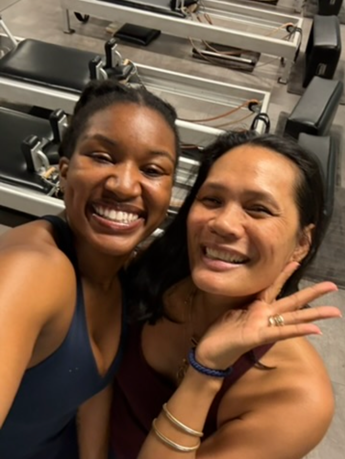 After my Lesson duet with Vika and Blossom at the Pilates Loft CP August 2025