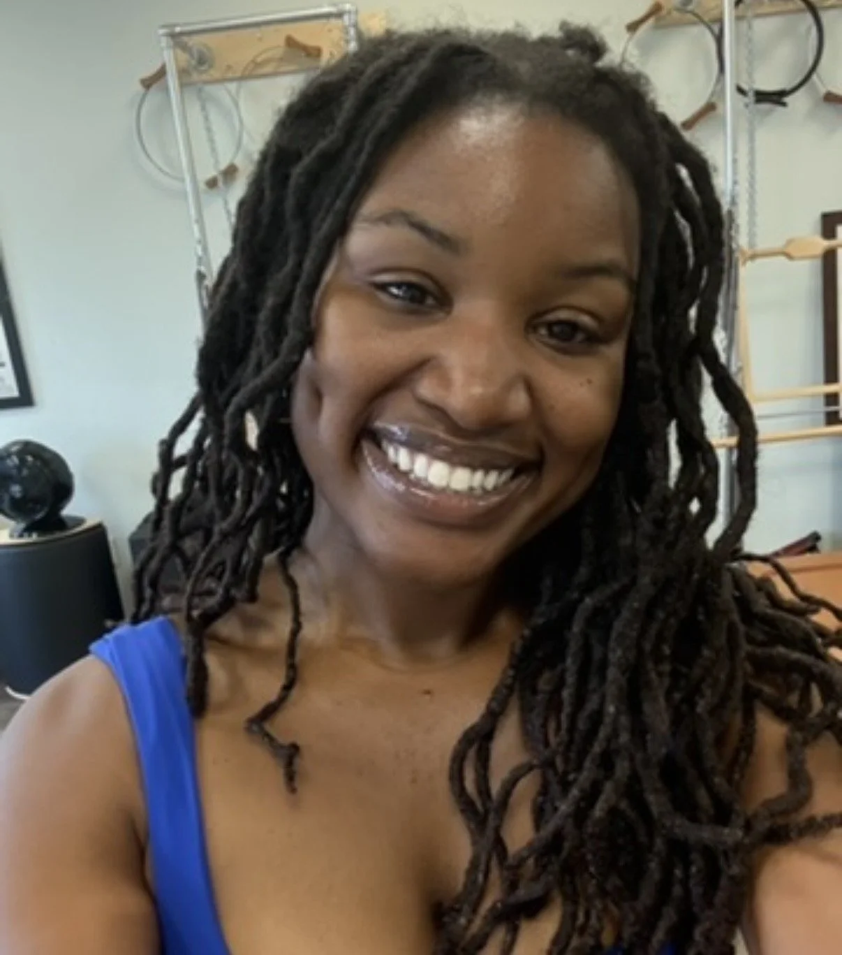 Head shot of Adama Grace Muldrow at Authentic Pilates of Fairfax October 2025