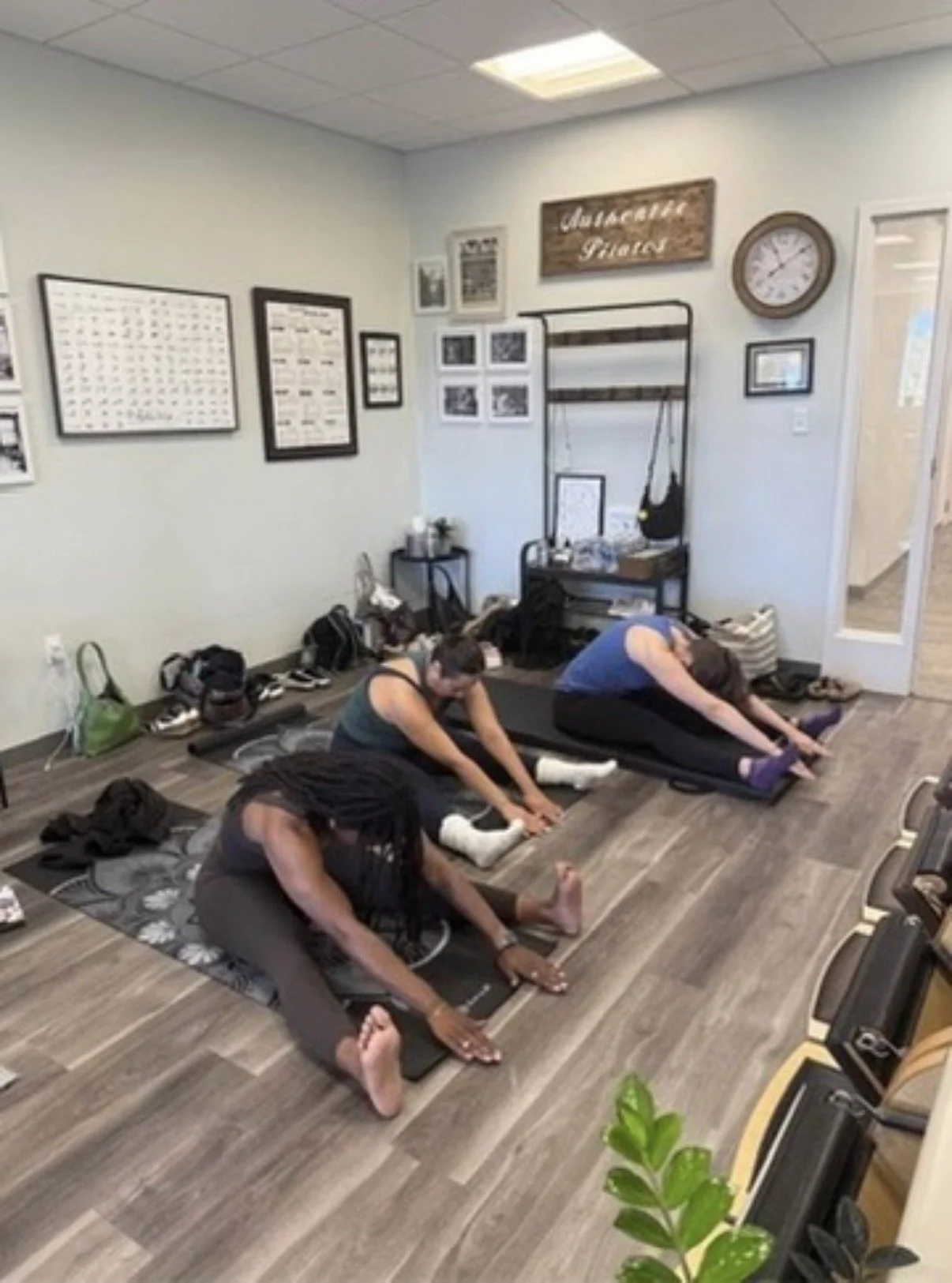 Adama Grace at Authentic Pilates of Fairfax for Sean P. Gallagher and Elaine Ewing Workshops for The New York Pilates Studio and New York Pilates Studio Teacher Training Program 