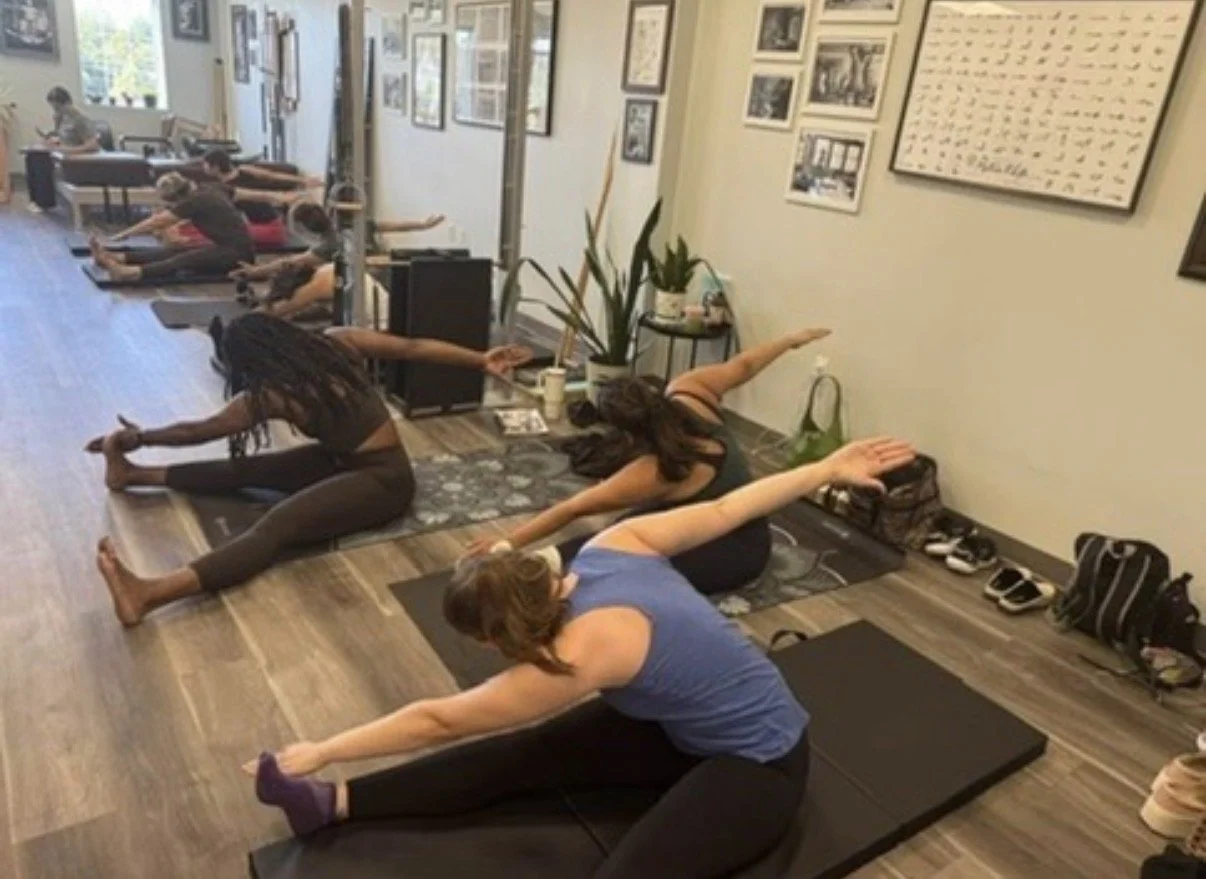 Adama Grace at Authentic Pilates of Fairfax for Sean P. Gallagher and Elaine Ewing Workshops for The New York Pilates Studio and New York Pilates Studio Teacher Training Program 