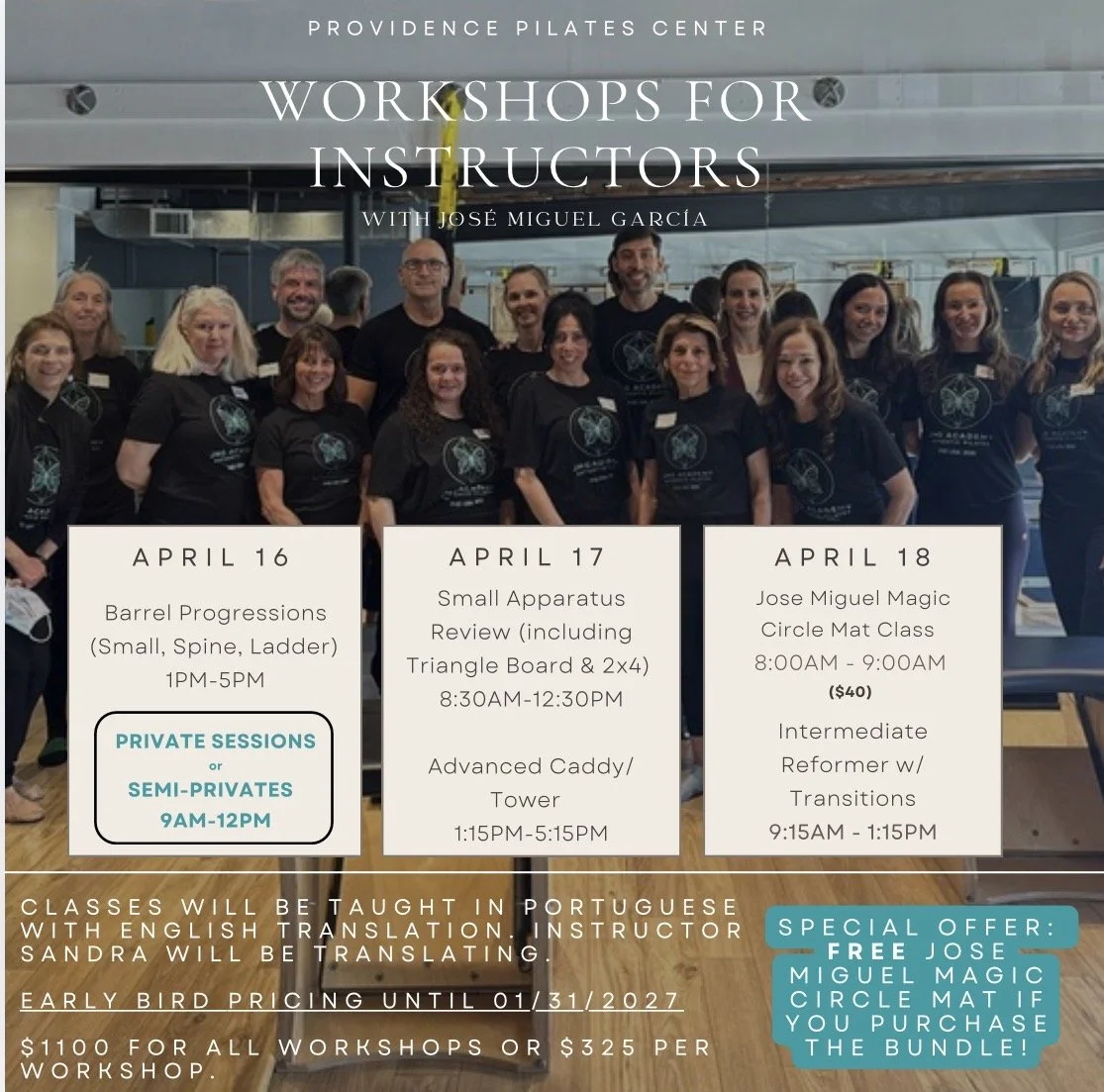 Jose Miguel Garcia Pilates Workshop