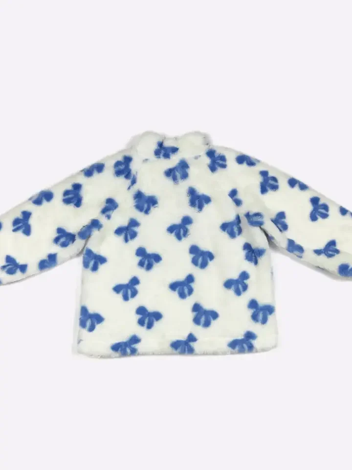 BACK-Blue Bow Girls Sherpa.webp