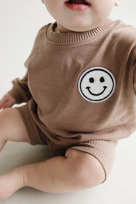Baby & Kids Biker Shorts Set | Mocha.webp