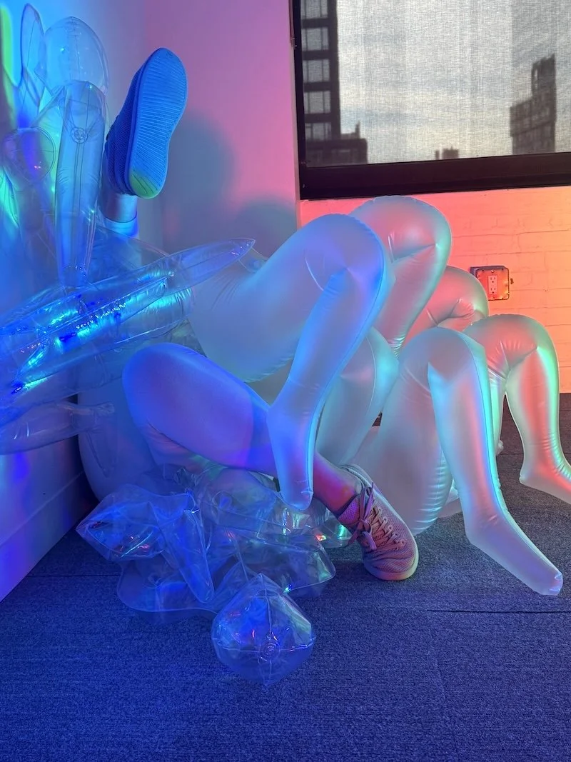 SPRING/BREAK Art Show INFLATION rehearsal