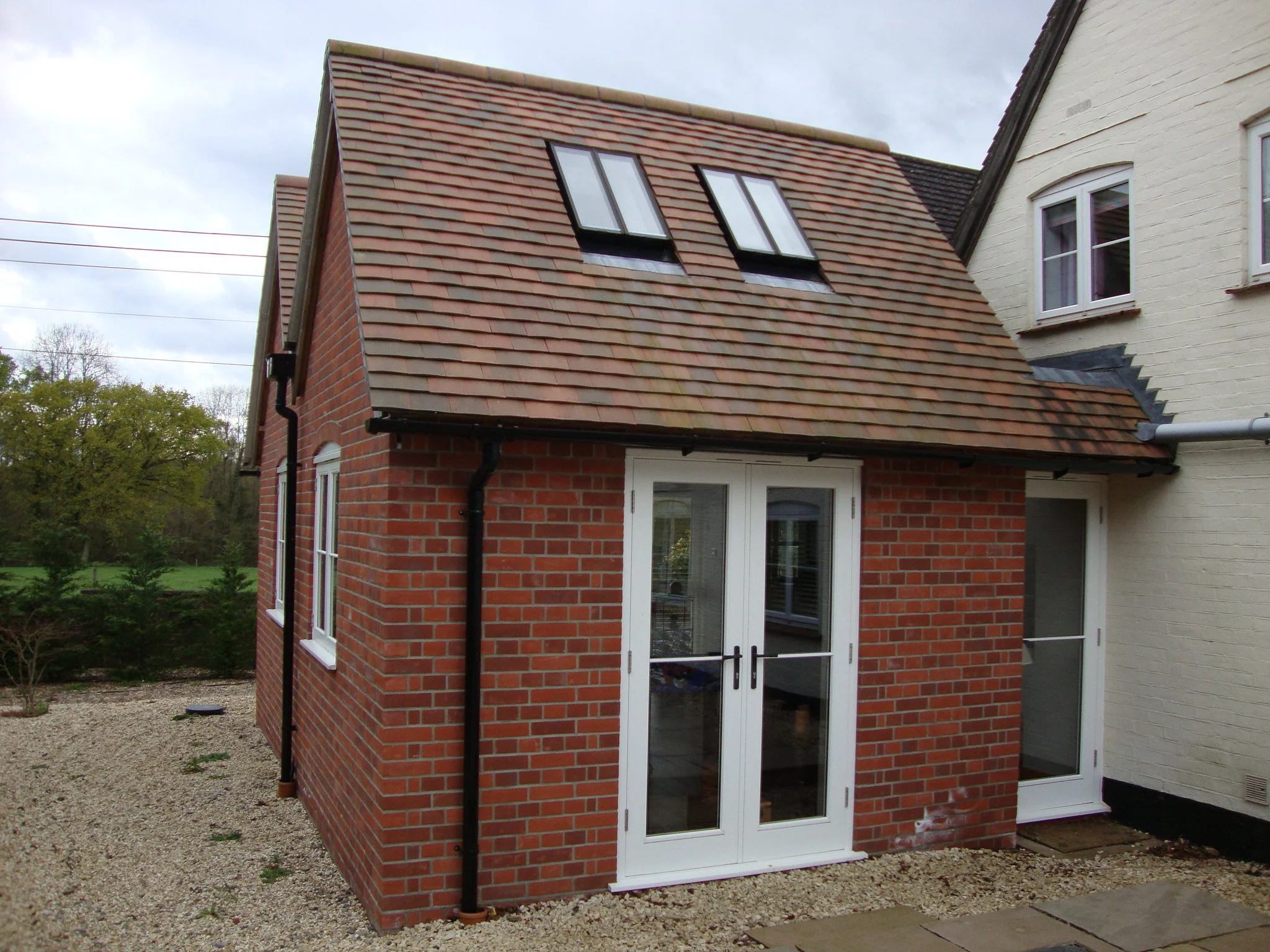 Single storey extension near Romsey.