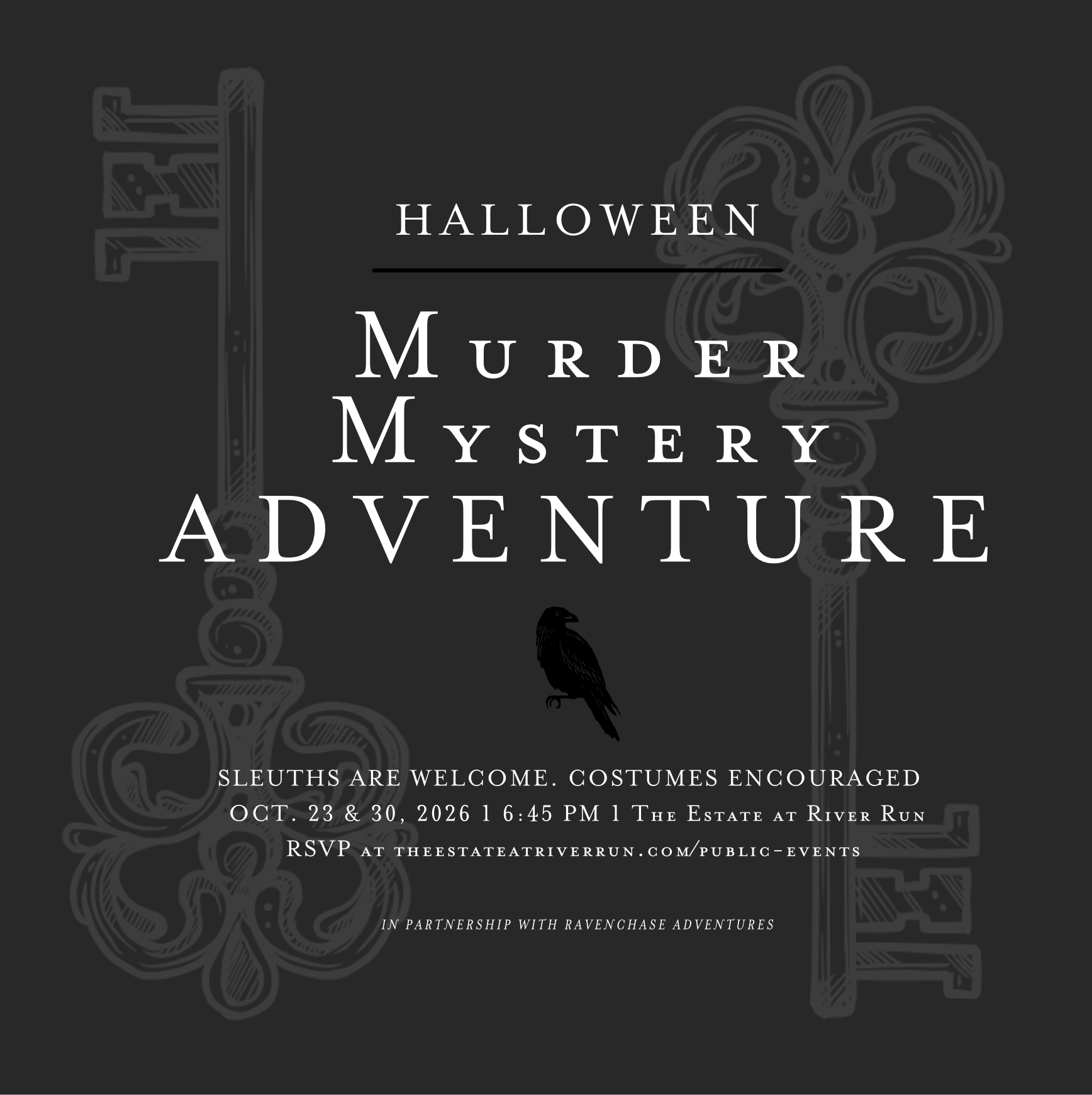 HALLOWEEN OCT. 30TH | A Murder Mystery Adventure 