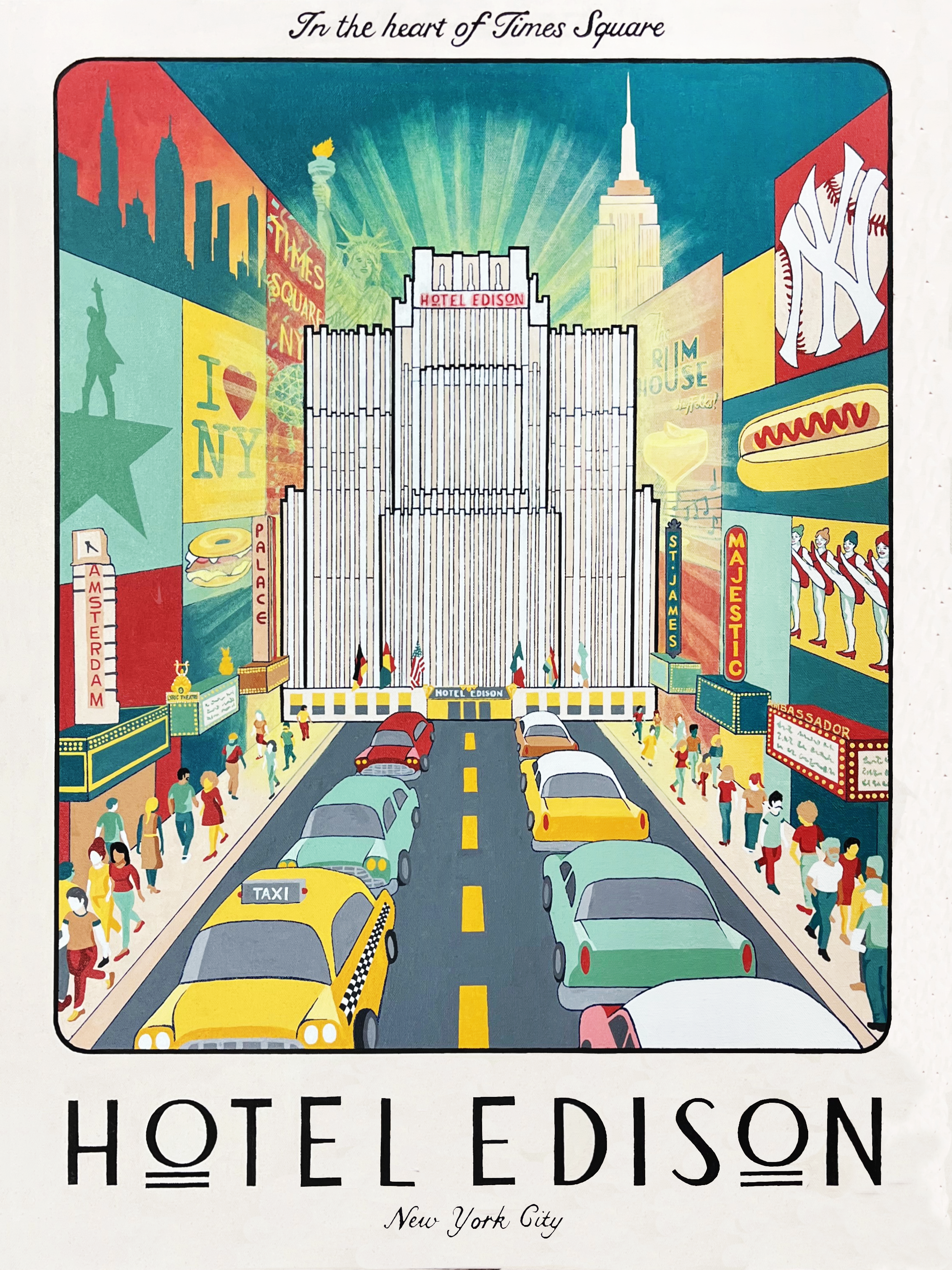 Hotel Edison Painting