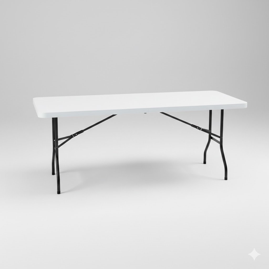 Table rectangulaire monobloc 185cm