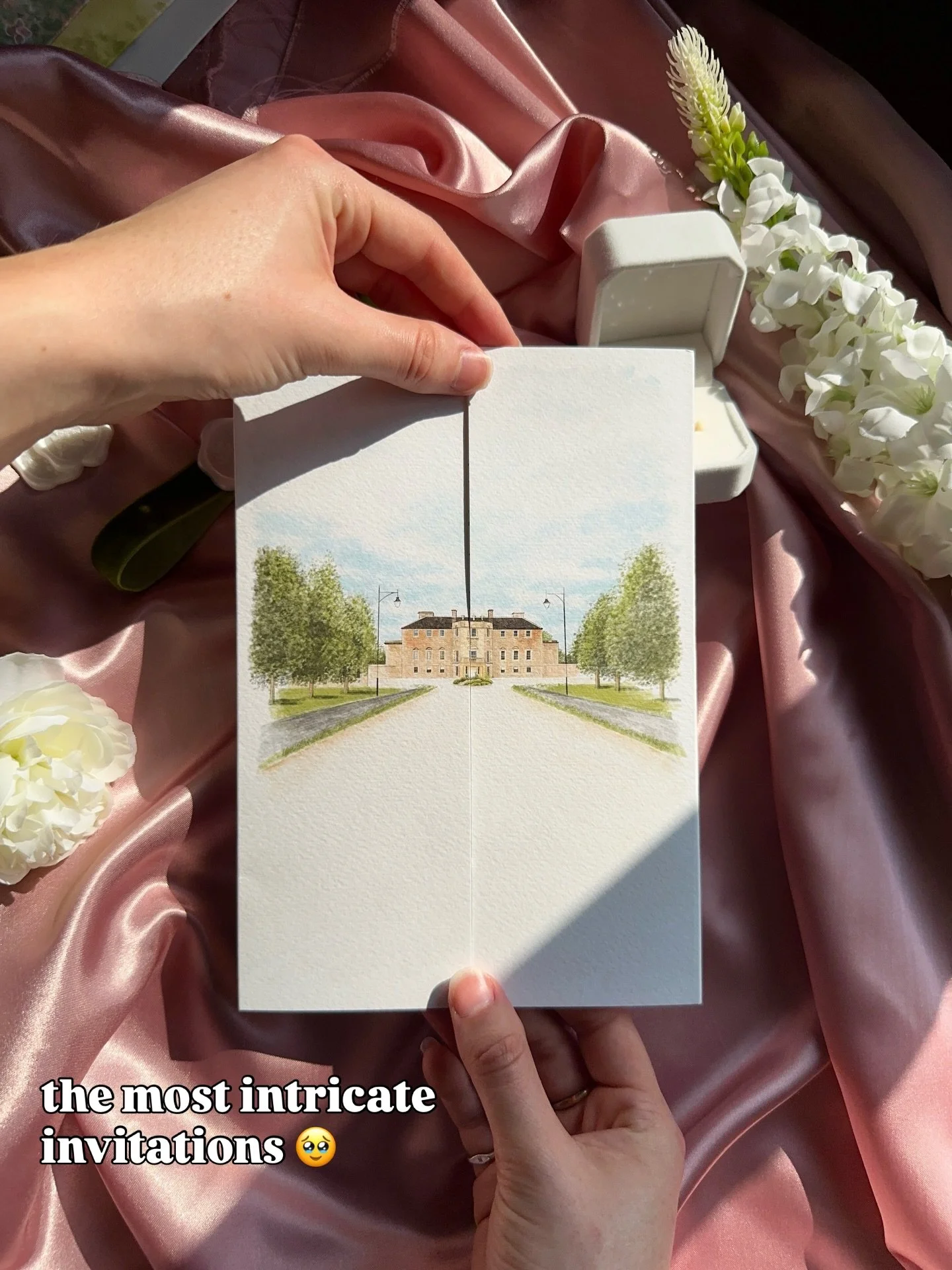 Intricate, bespoke gatefold invitations designed for a wedding at Archerfield House ✨ @archerfieldhouse 

Every detail thoughtfully considered&mdash;from hand-illustrated elements to a fully personalised layout&mdash;creating a suite that feels compl