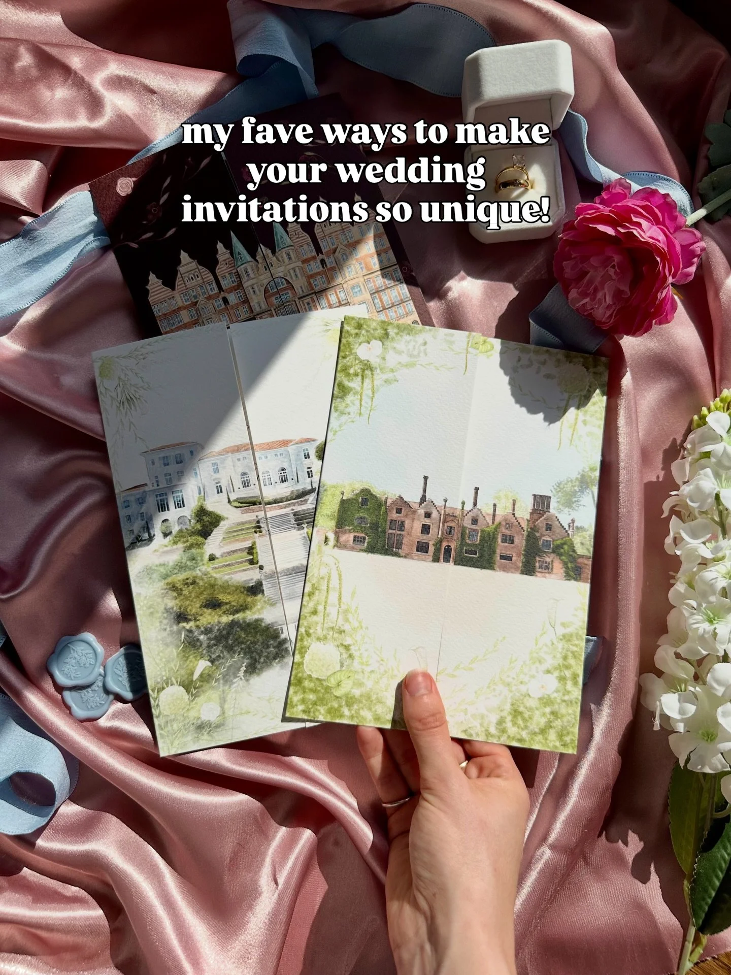 ✨ Your wedding invitations should feel like you ✨

I love creating bespoke illustrated stationery that brings your story to life in the most meaningful way 💌

From hand-drawn pet portraits 🐾
to floral illustrations inspired by your actual wedding f