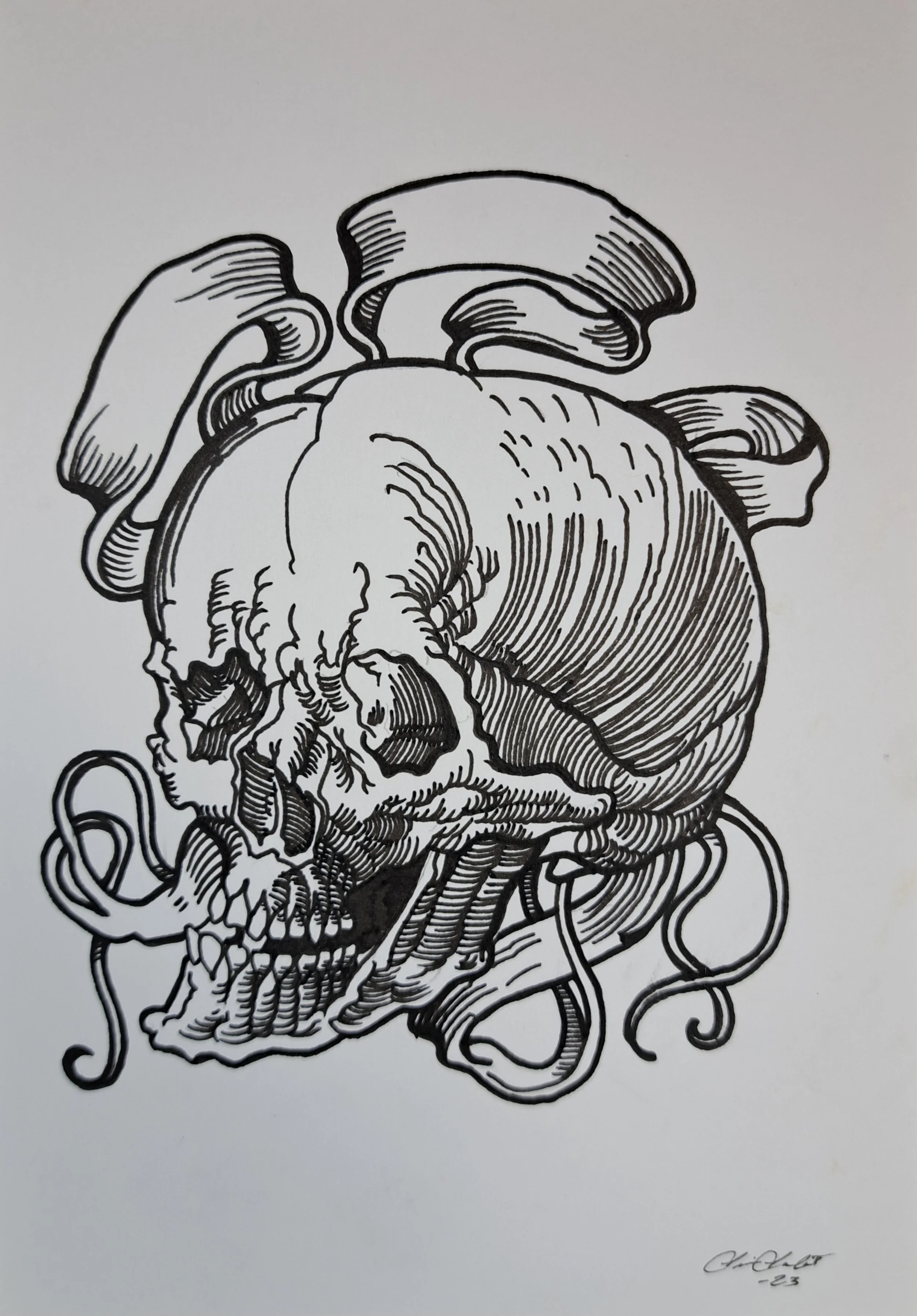 Skull Original Artwork