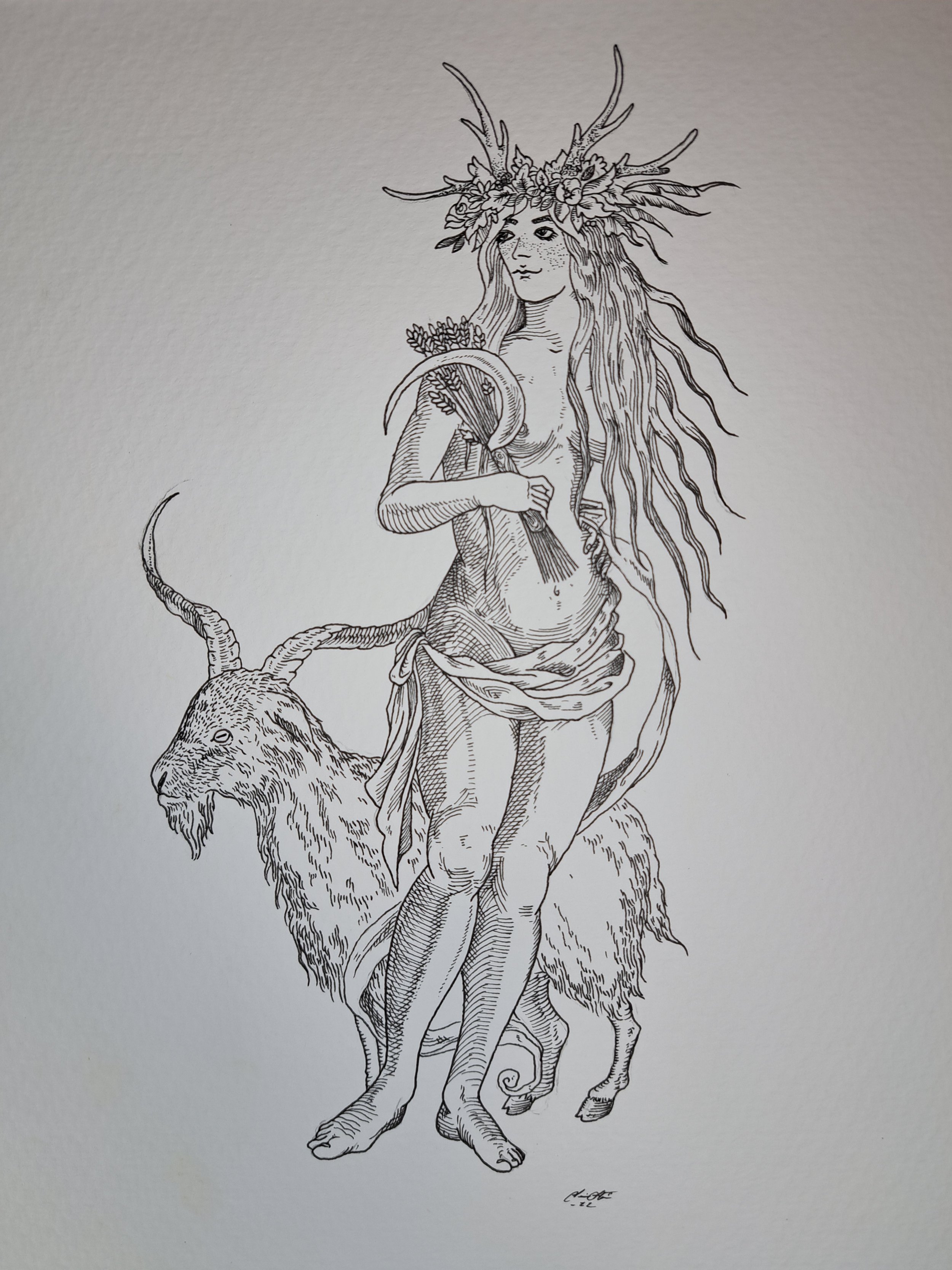 Forest Witch Original Artwork (SOLD OUT)