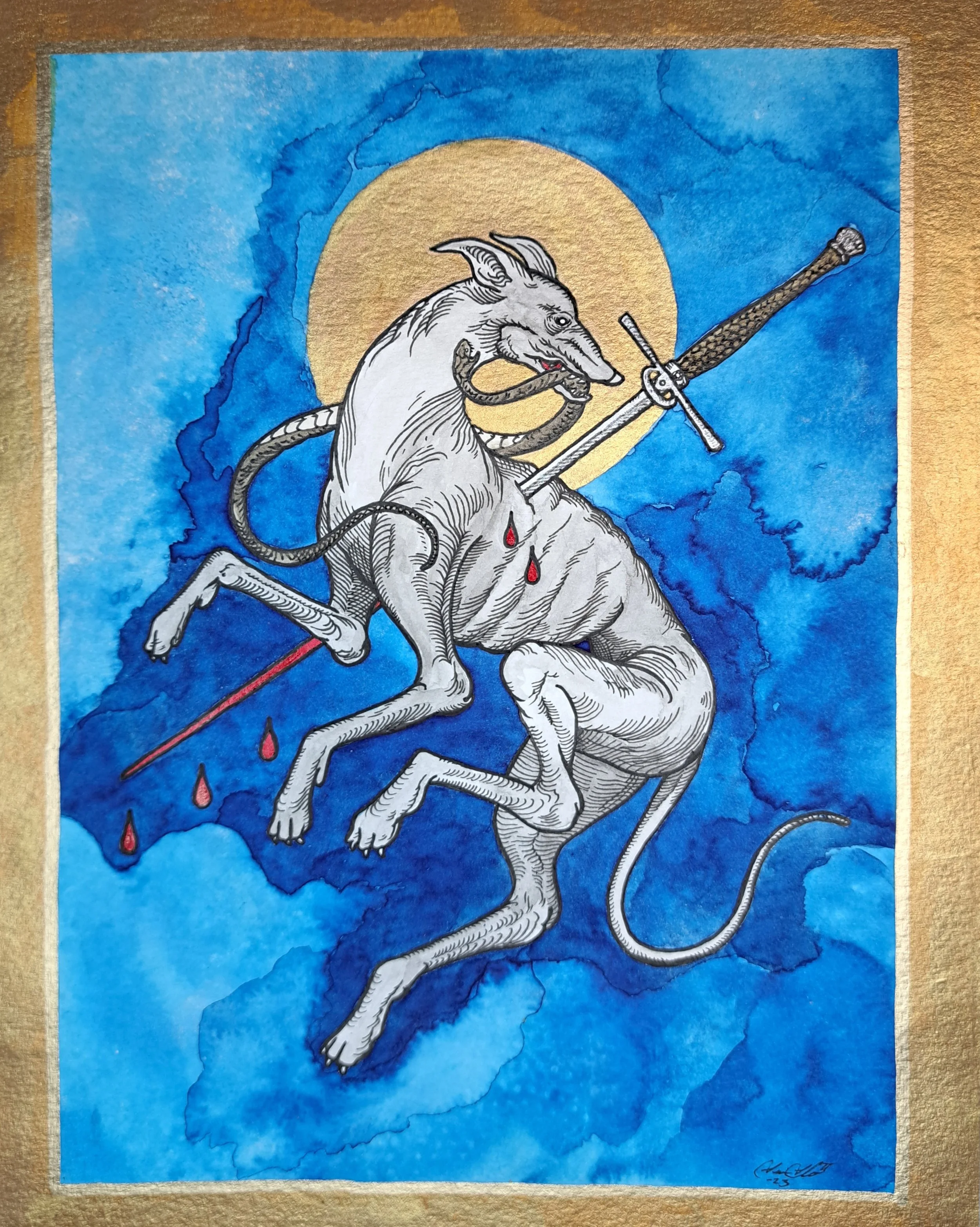 St. Guinefort Original Artwork