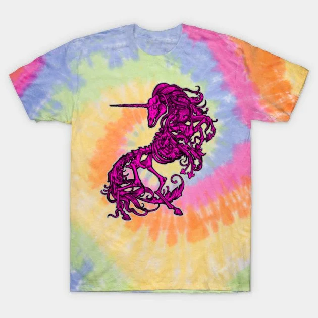 Pink Unicorn Tie Dye T-Shirt