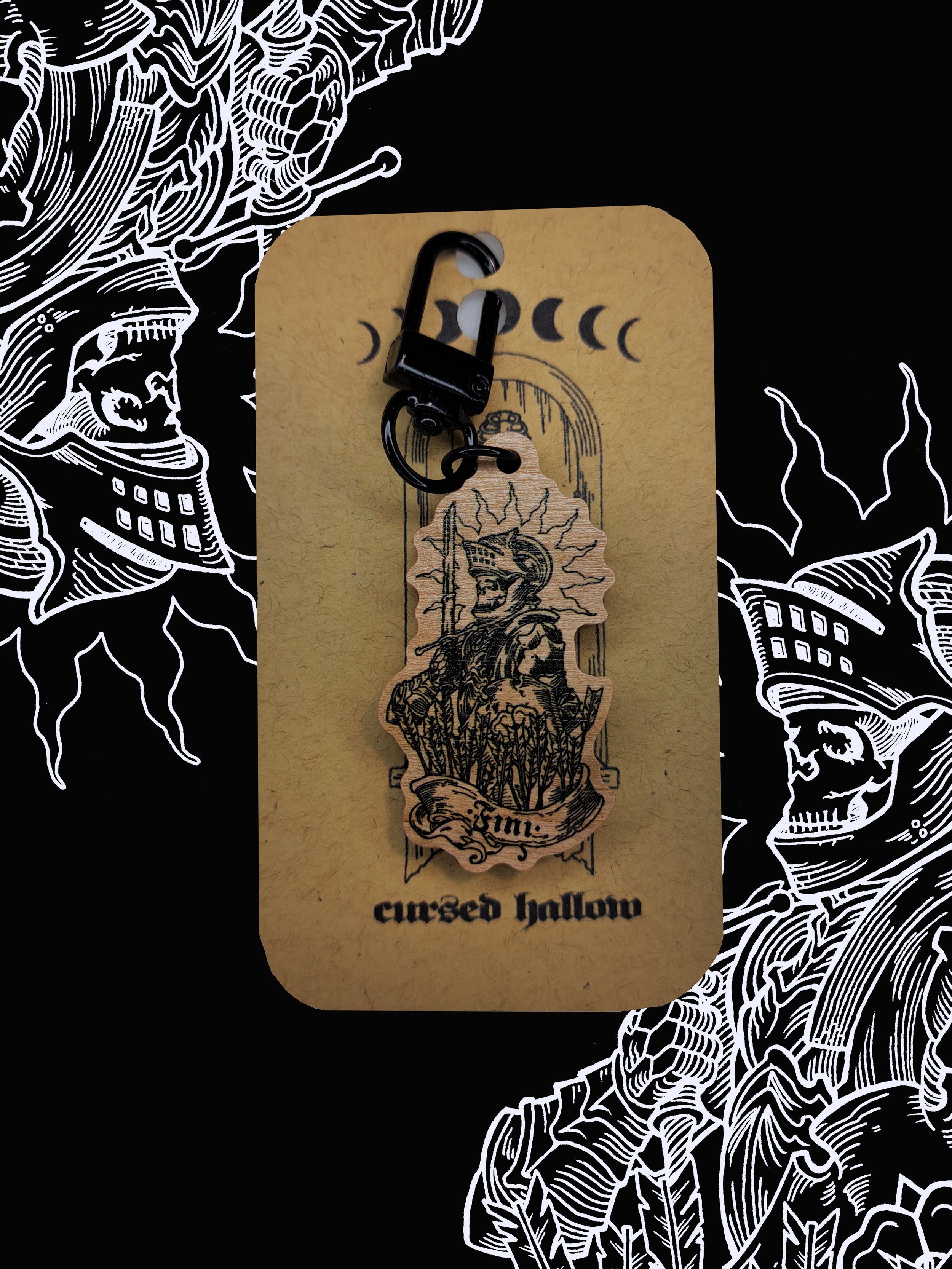 Fini Wooden Keychain