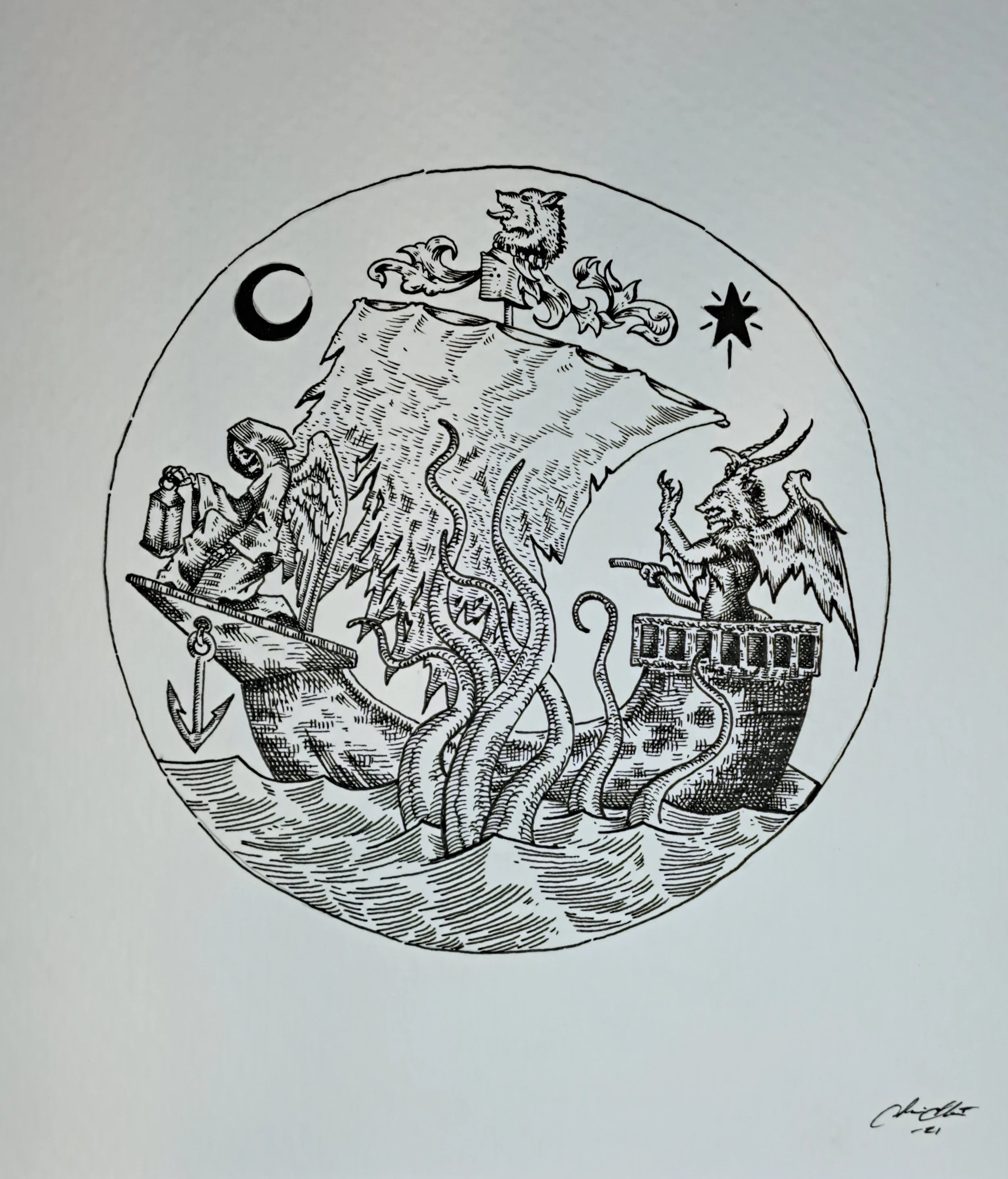 Ship of Souls Original Artwork (SOLD OUT)