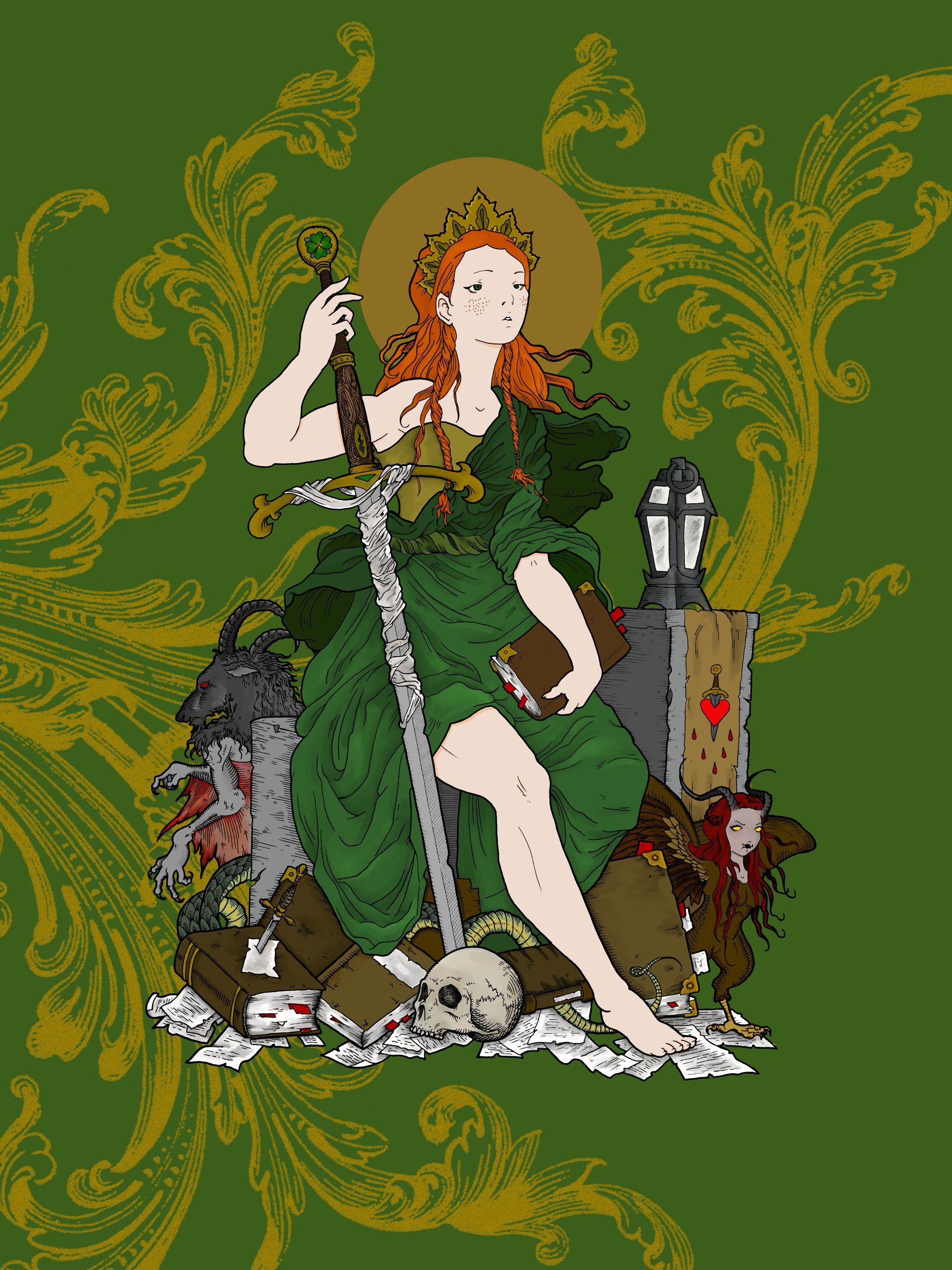 St. Dymphna 11X14 Print