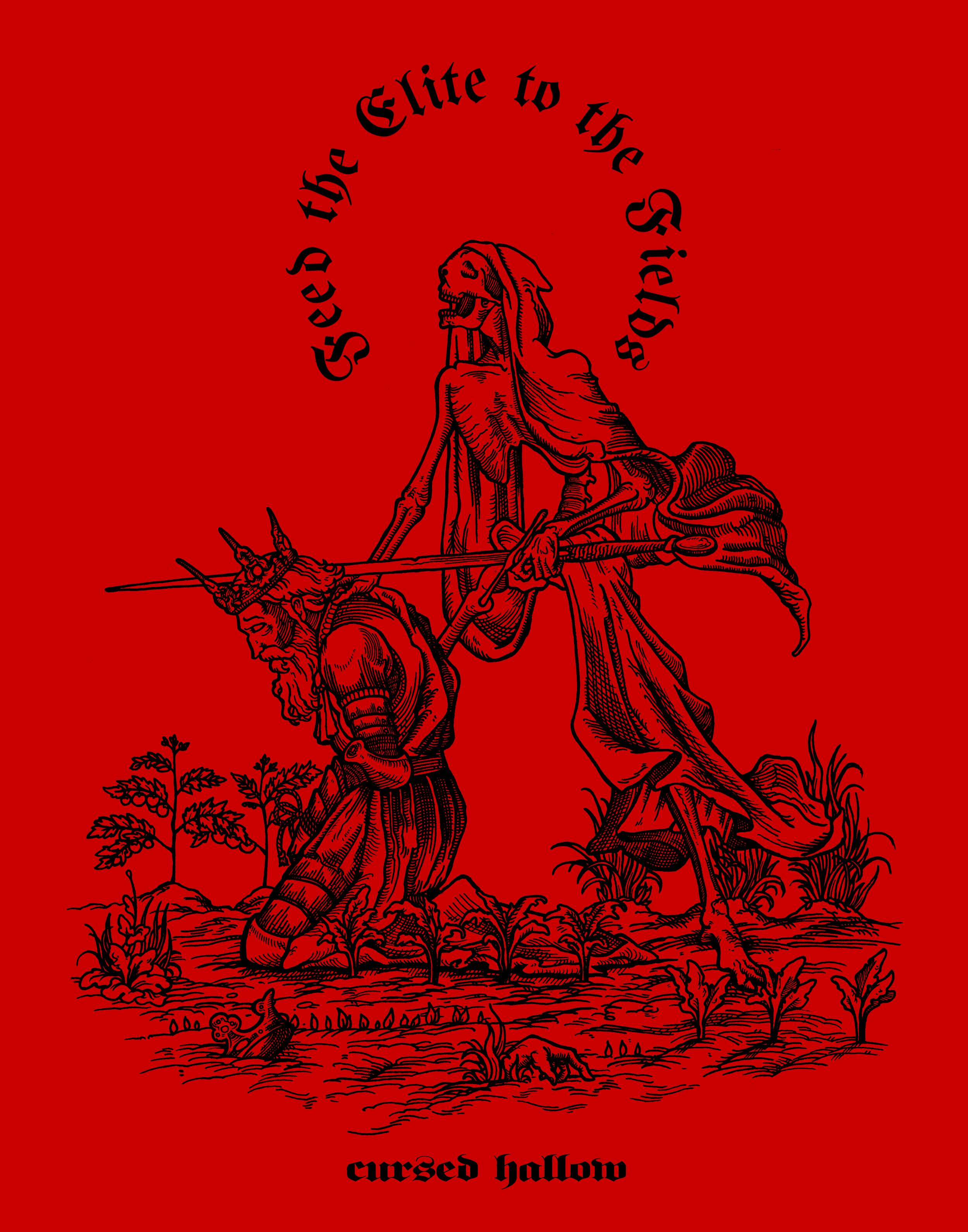 Feed the Elite to the Fields 11x14 Print