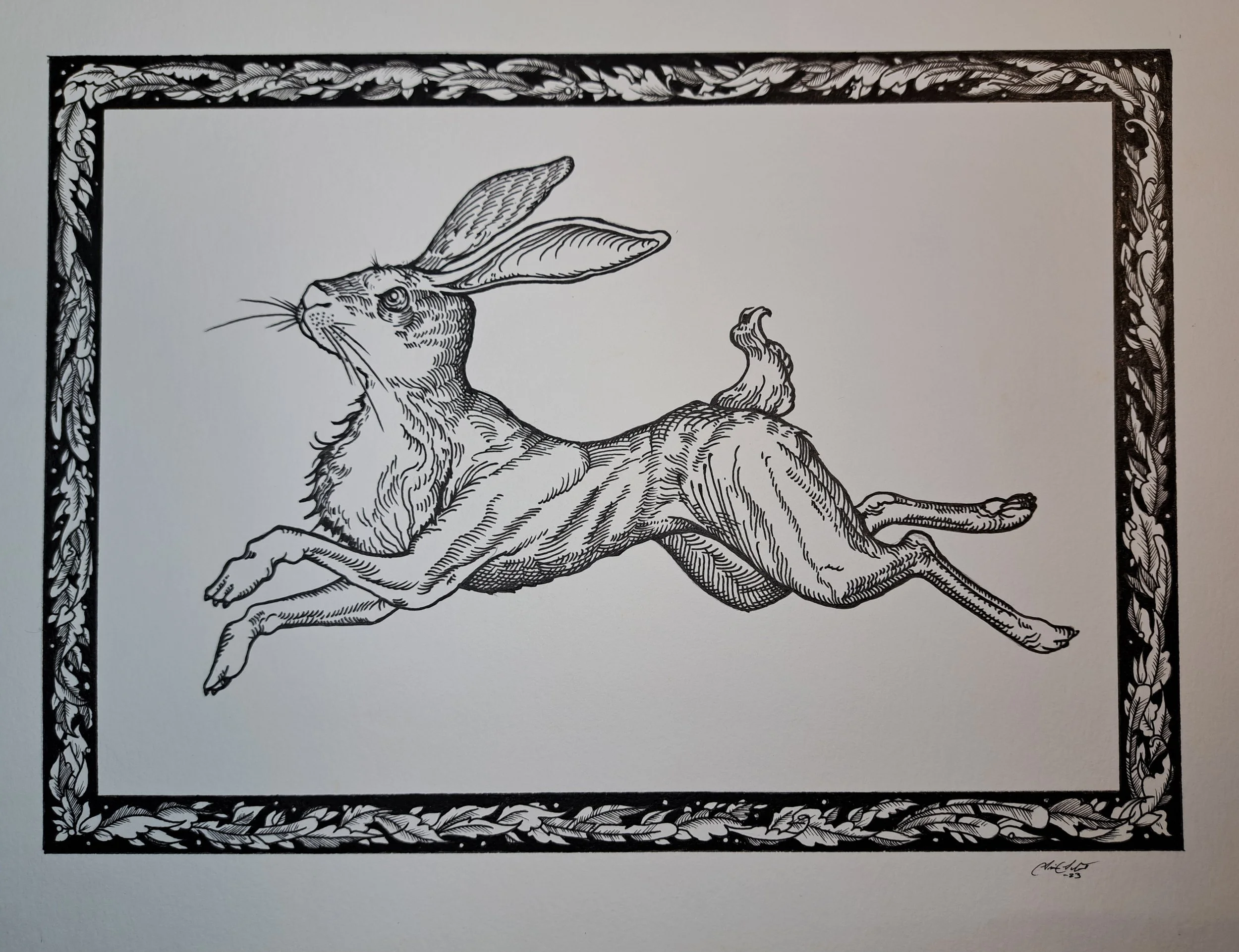 The Hare Original Artwork