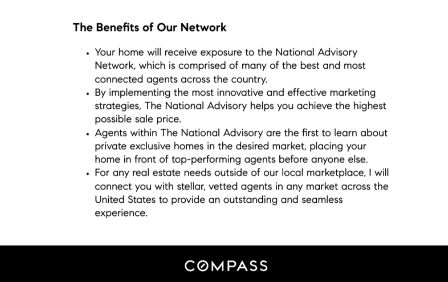 Benefits of The National Advisory