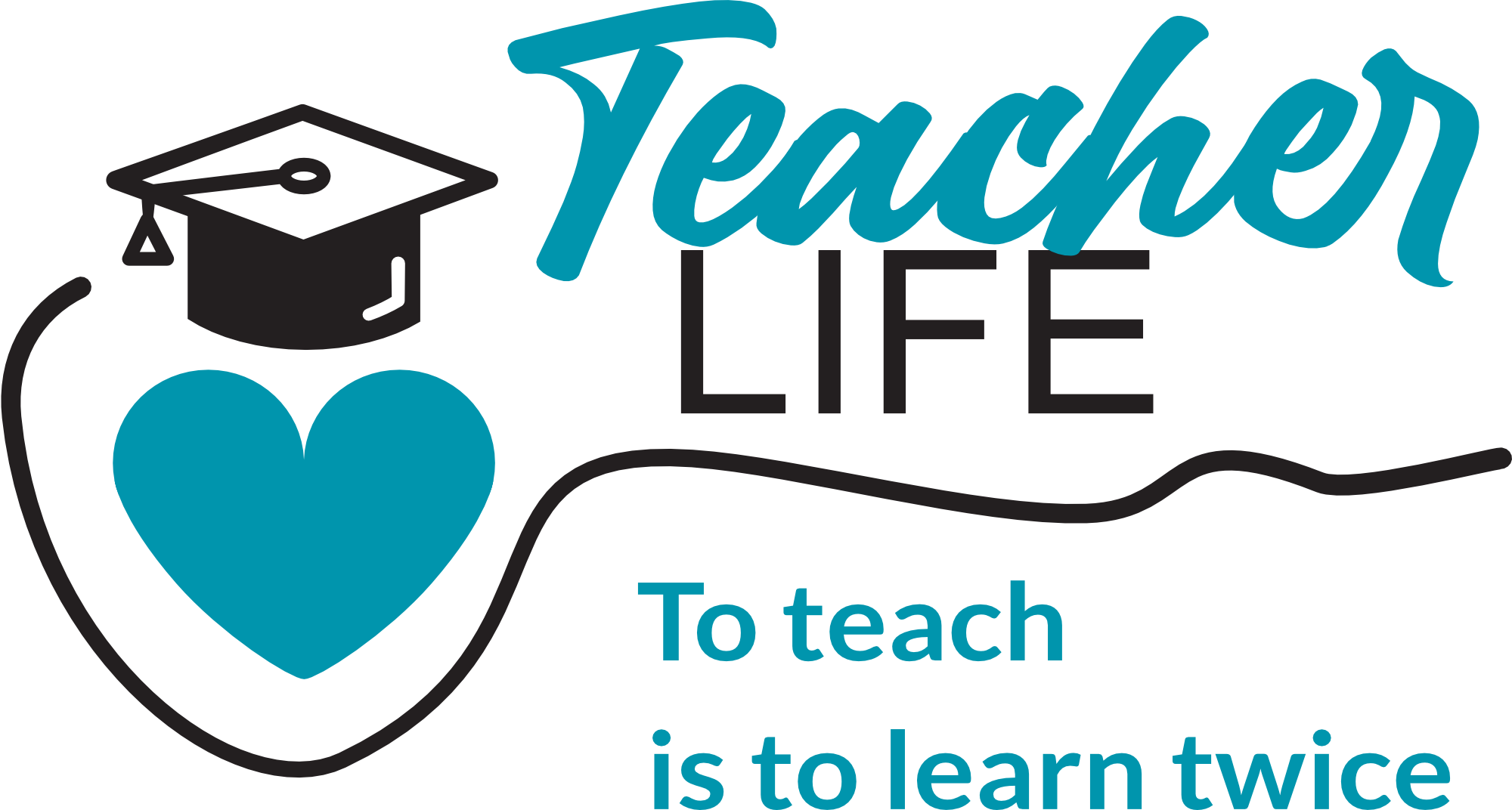 Teacher Life Learn Twice design