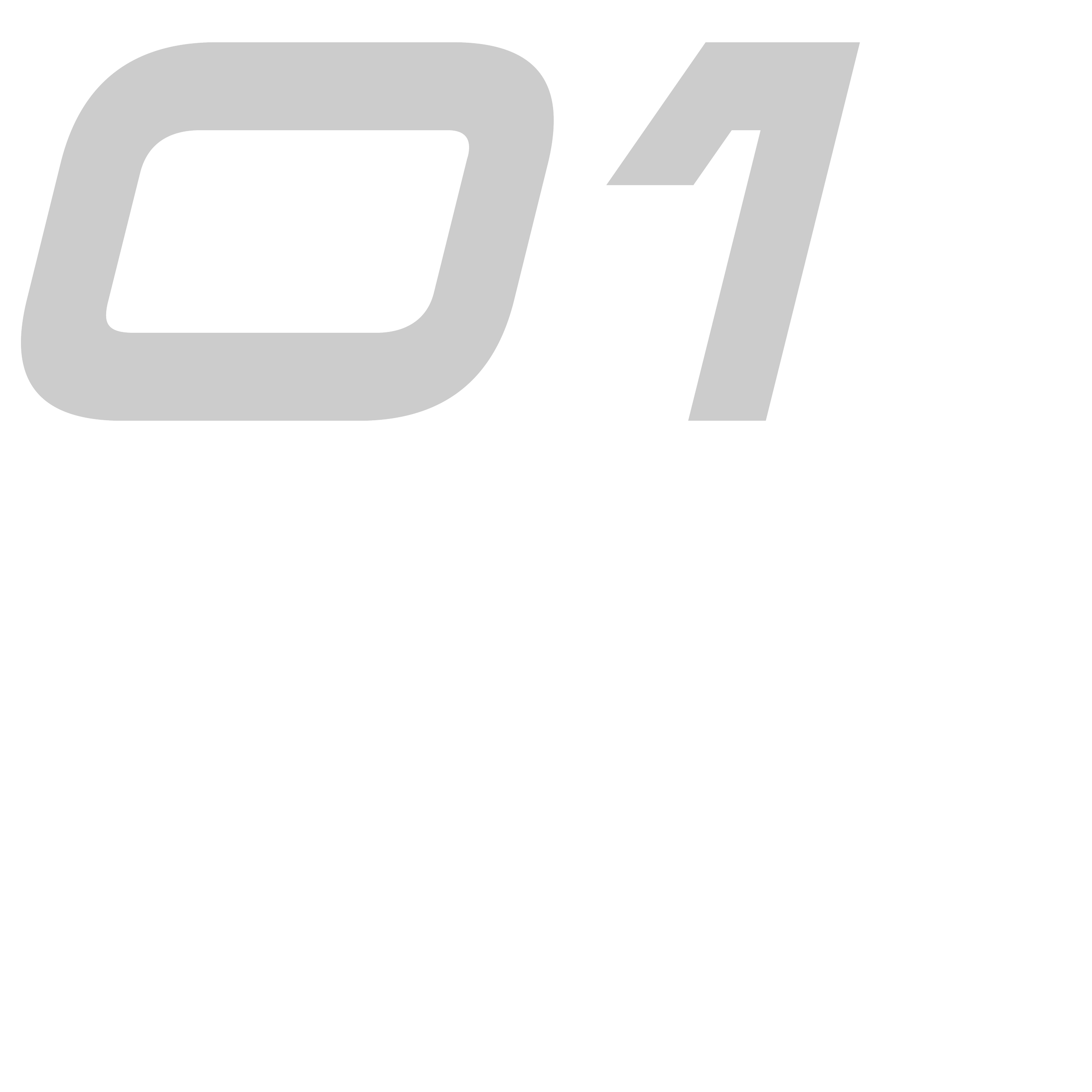 Logo with the number 01 in gray and black colors.