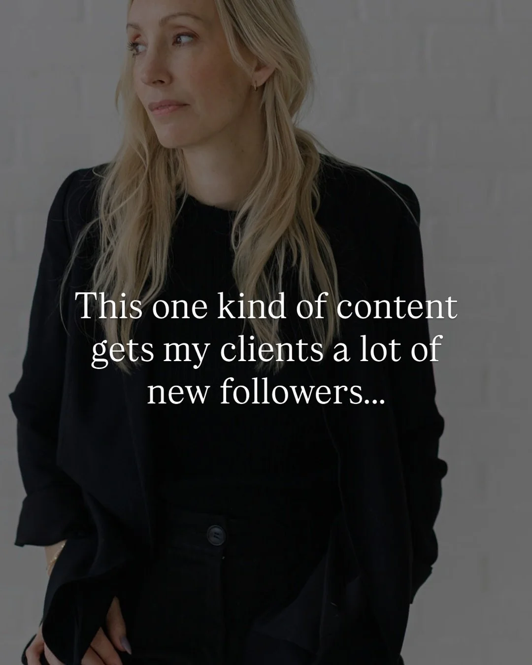 Every piece of content needs to either ATTRACT, NURTURE or CONVERT . It&rsquo;s so much easier when your post has a goal.
 
Want to ATTRACT more non-followers so you can grow? Then you need to know your ATTRACT content. 

This is what my new system h