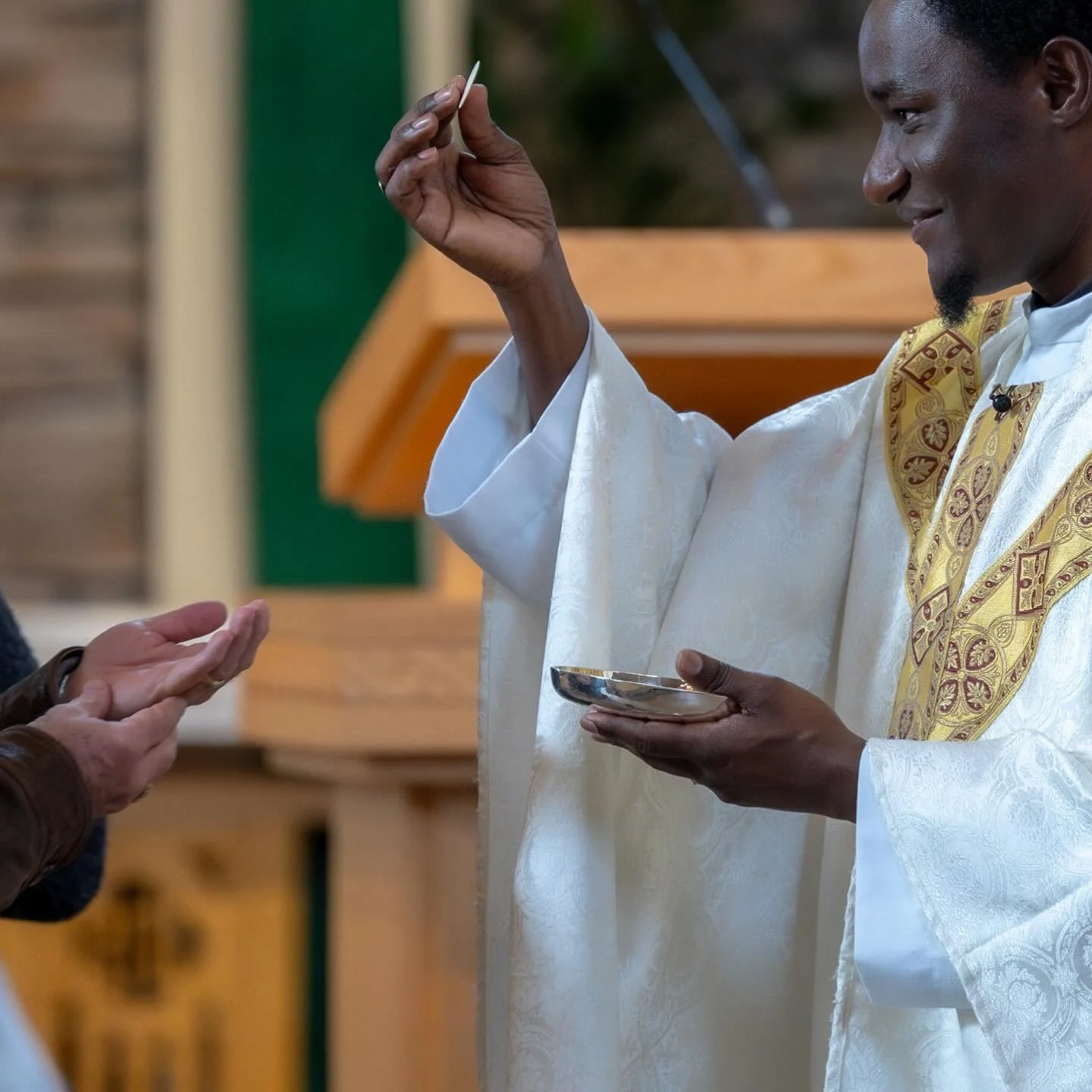 This is the bread of everlasting life which supports the substance of our souls. // Saint Ambrose