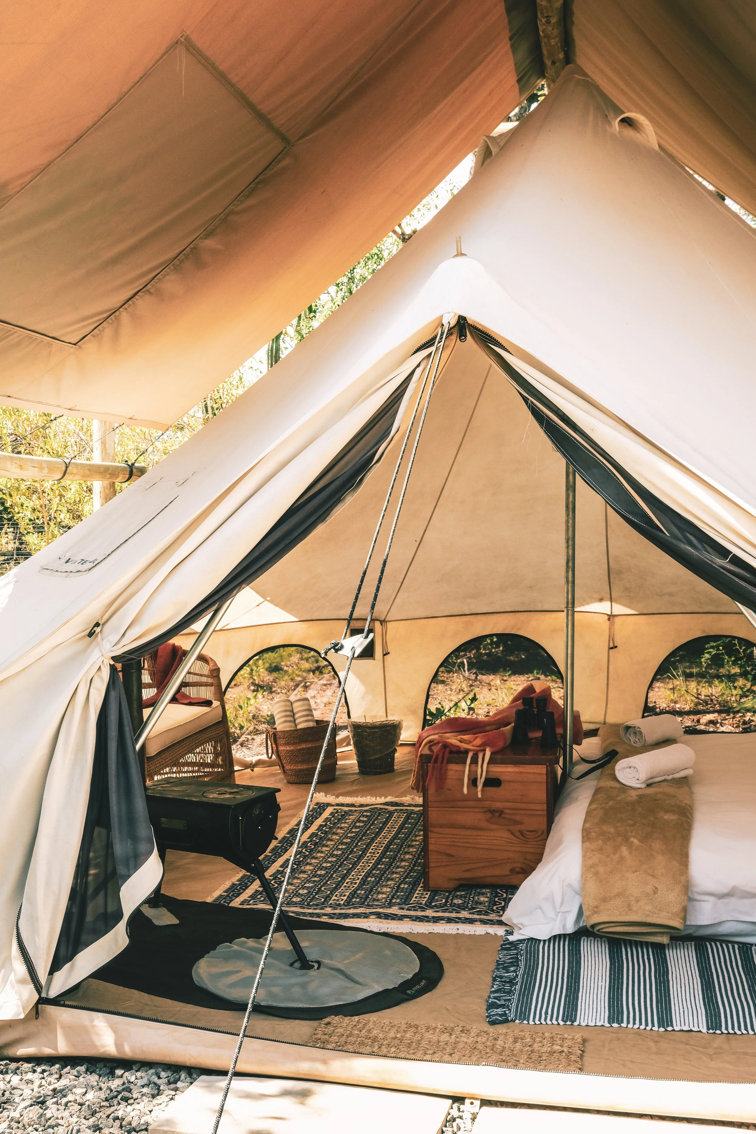 Camplet tent interior