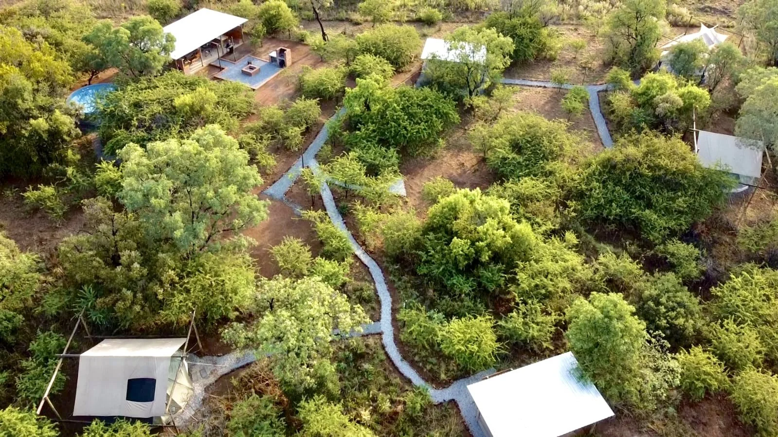 Aerial view - Adventure Camp