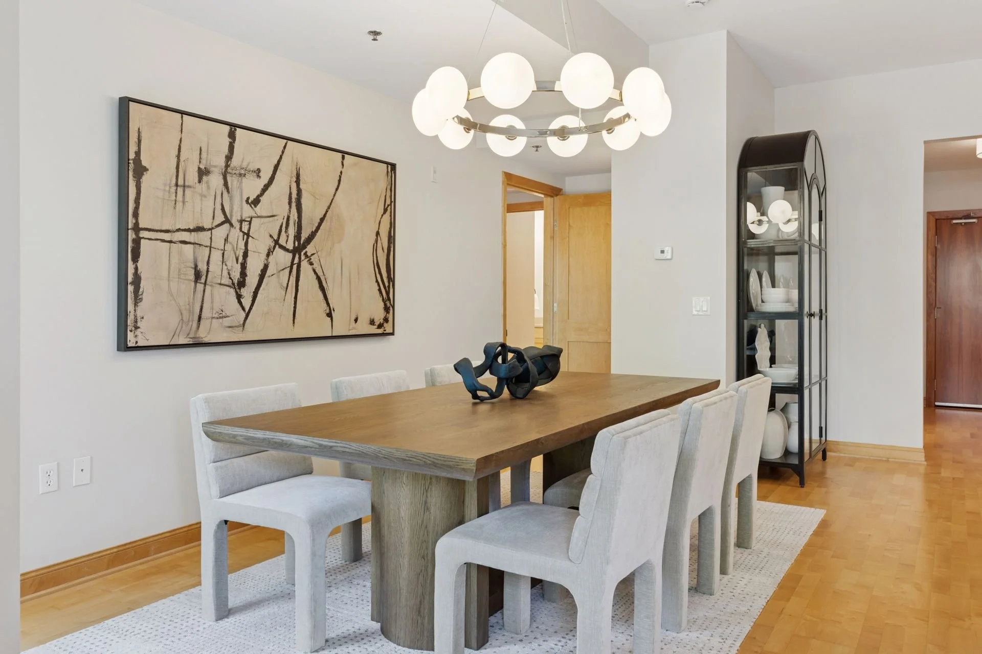 Modern dining room.