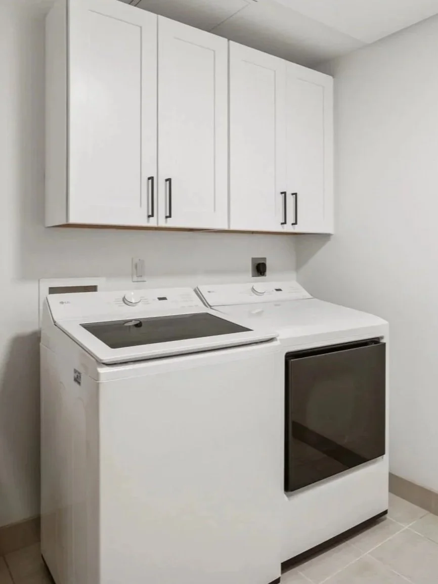 In-unit washer and dryer