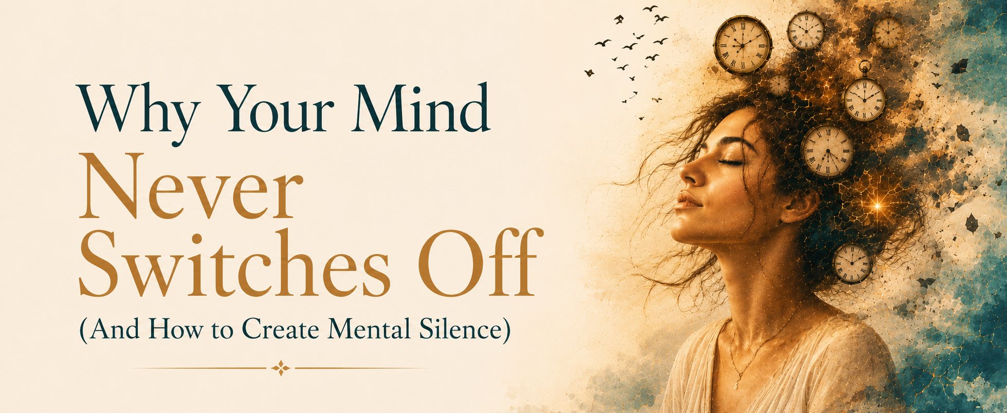 Why Your Mind Never Switches Off (And How to Create Mental Silence)