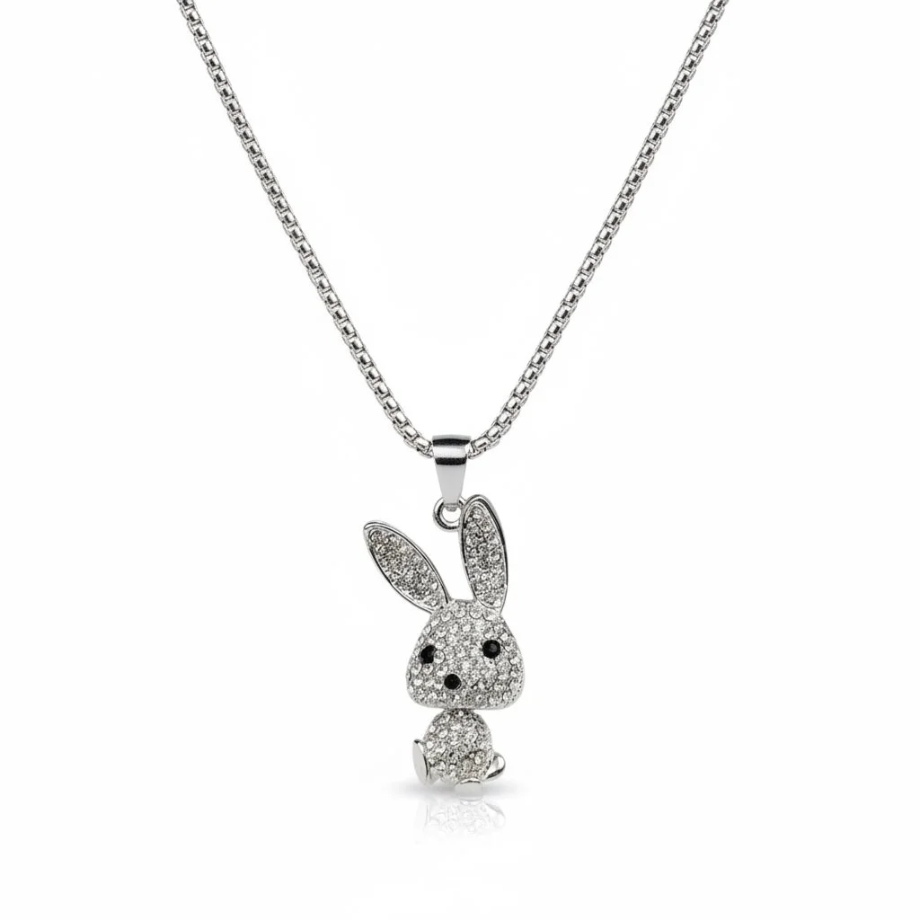 Cadena con Dije Silver Bunny