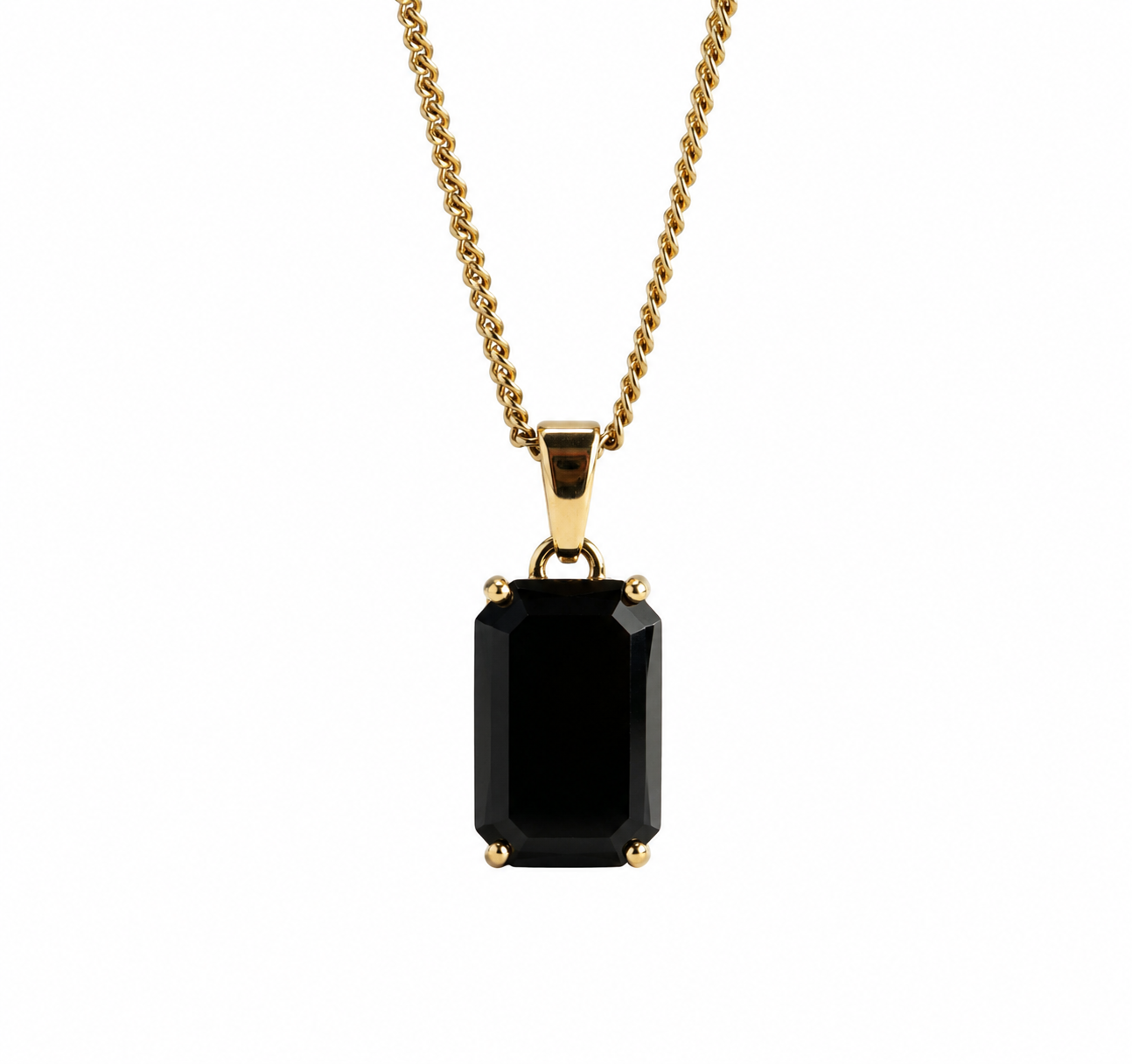 Cadena con Dije Black Monolith  (Oro)