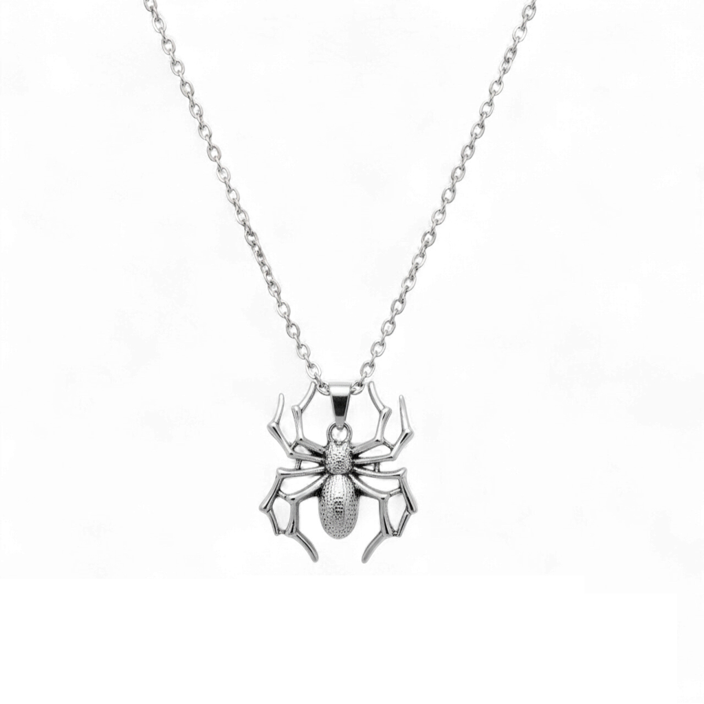 Cadena con Dije Araña Plata