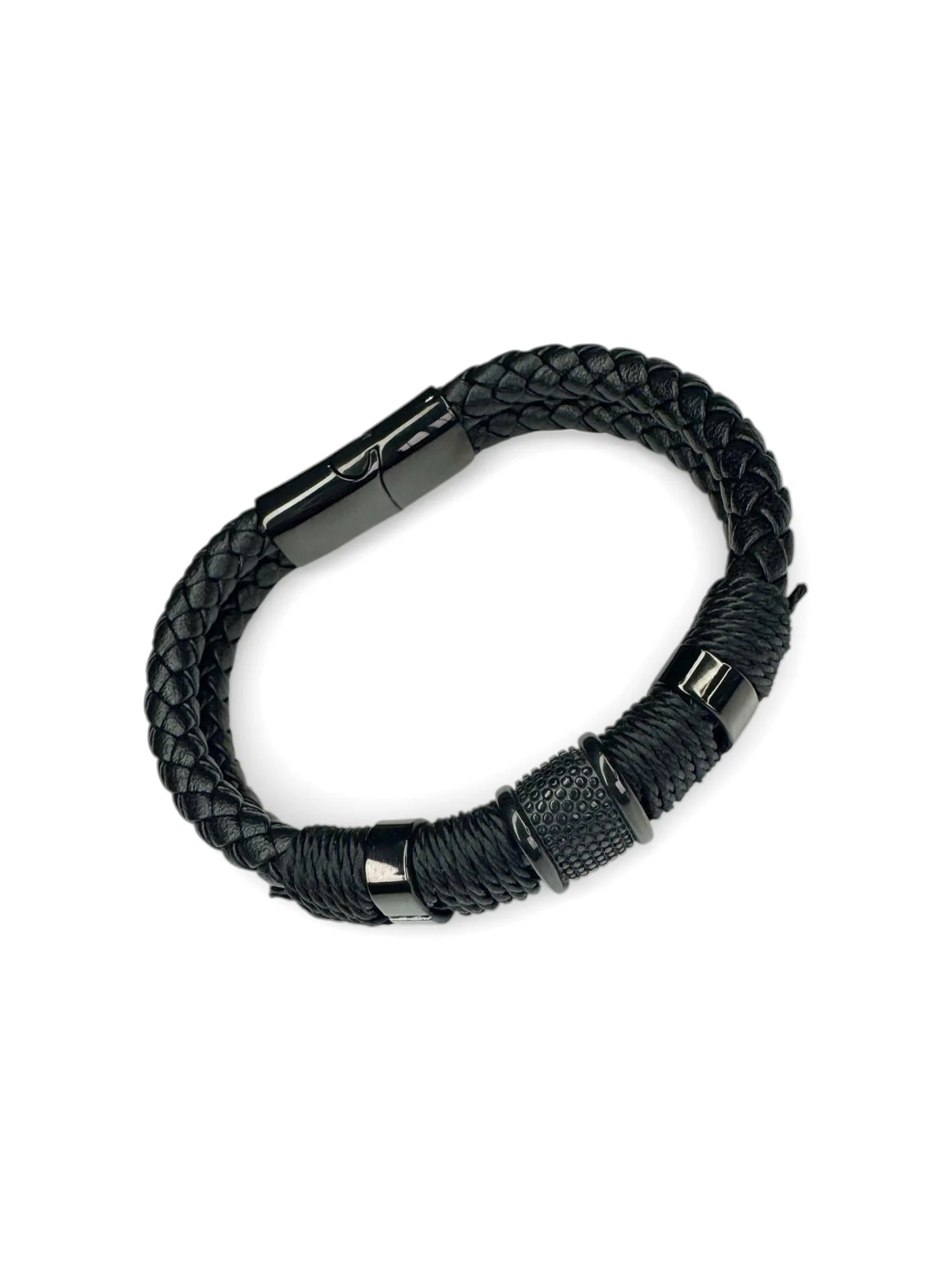 Pulsera Cuero Vikingo