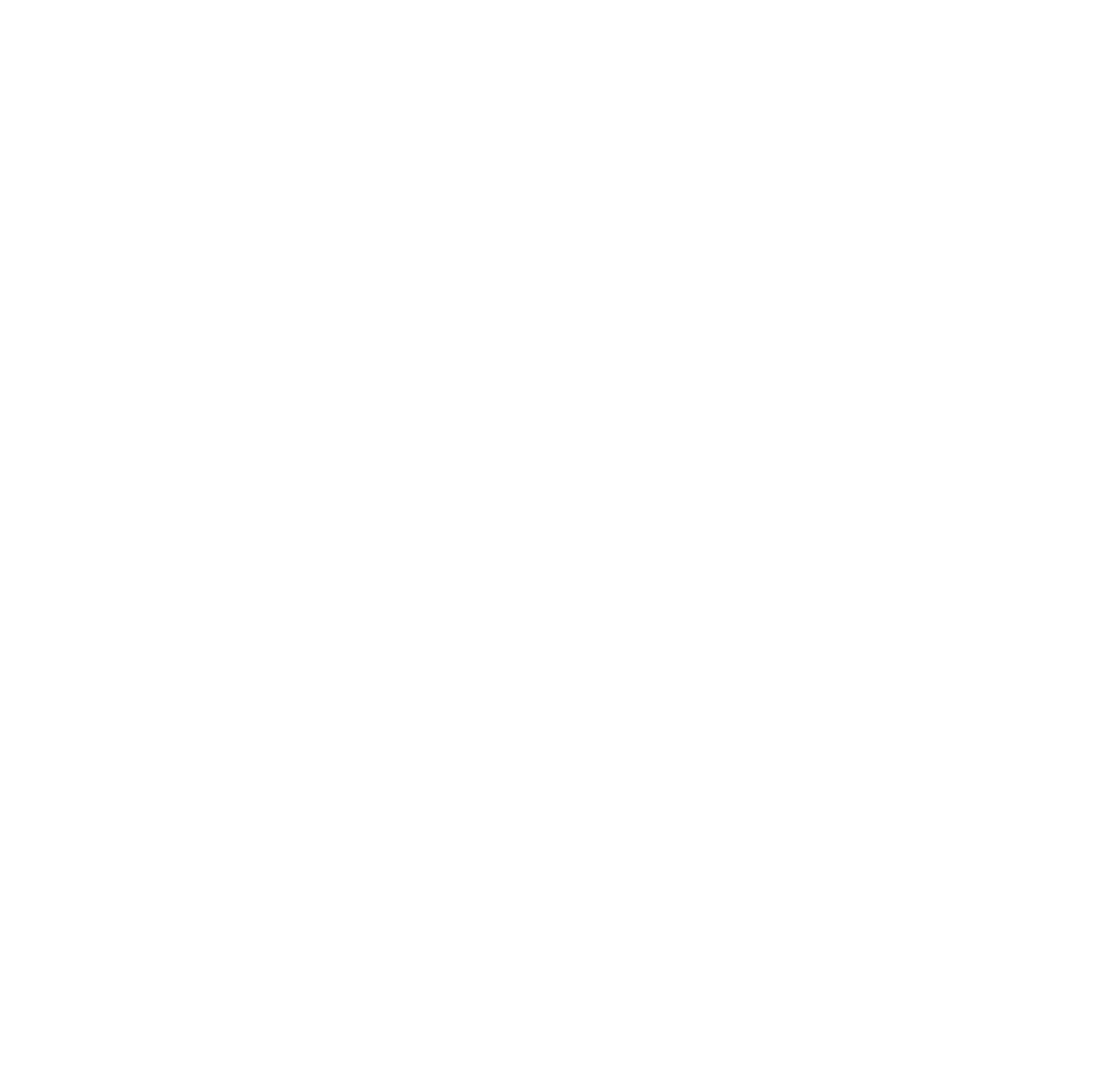 Black background with two white concentric circles and a smaller white circle in the upper right corner.
