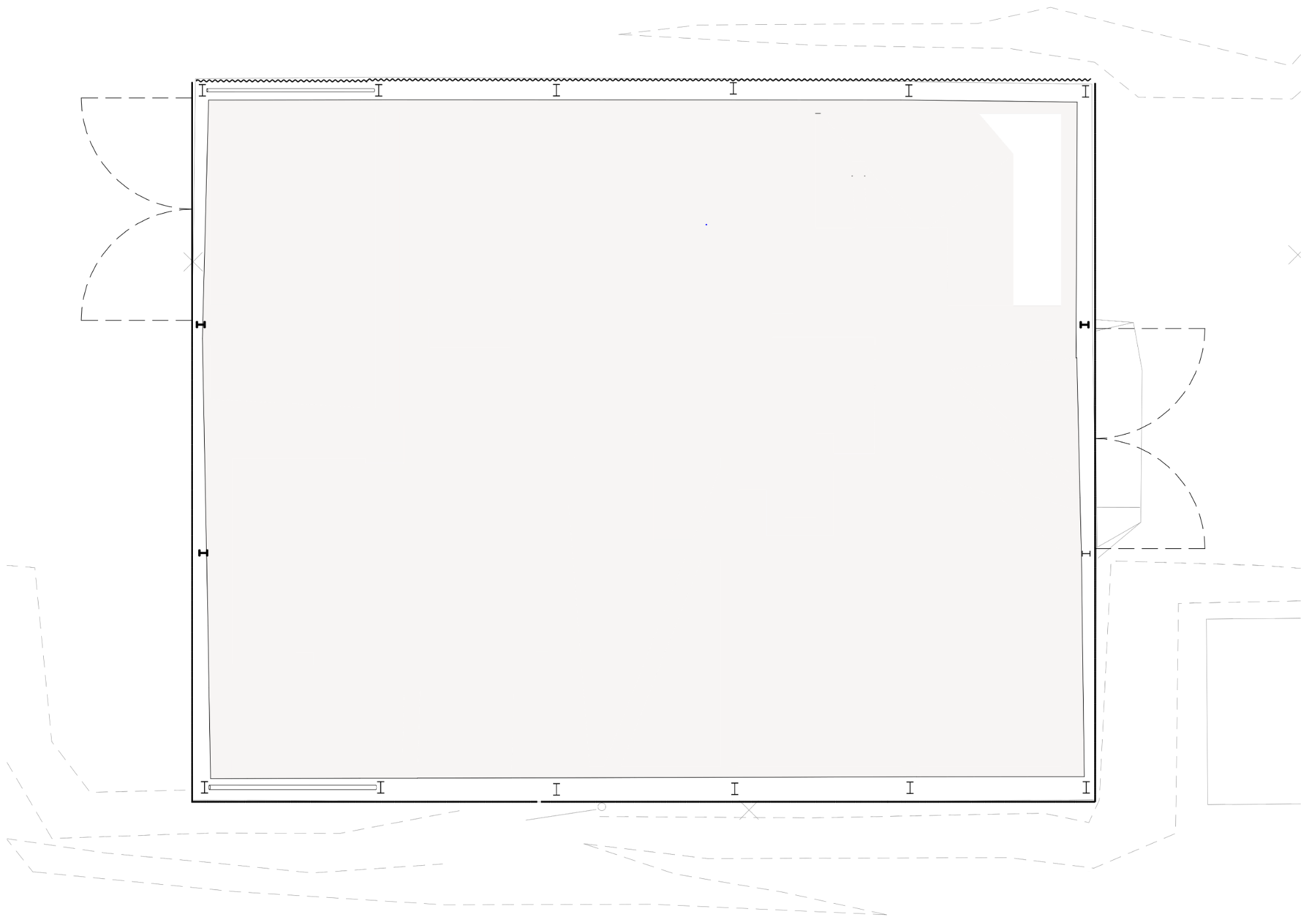 Existing floorplan of barn