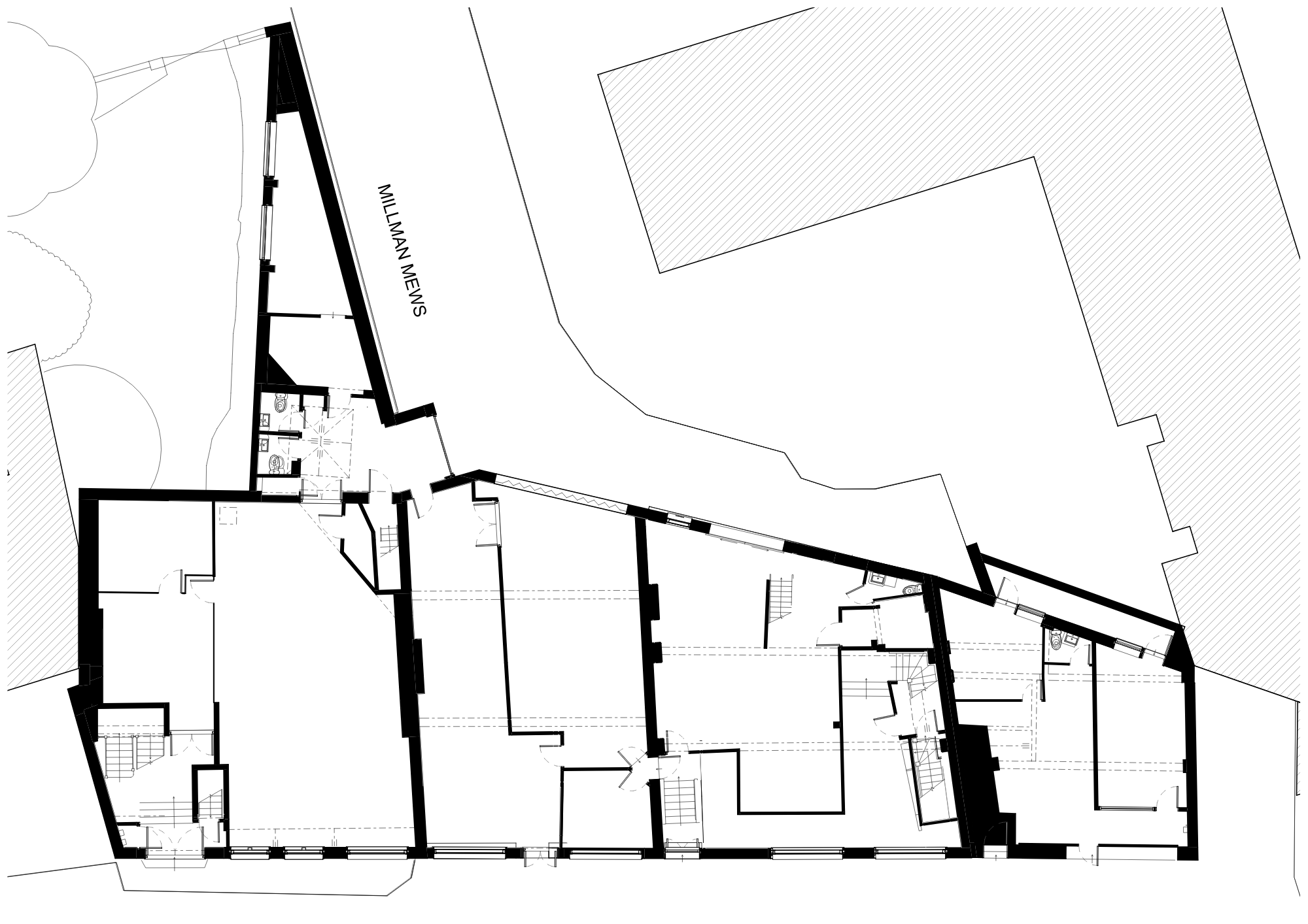 Long Yard prior to refurbishment