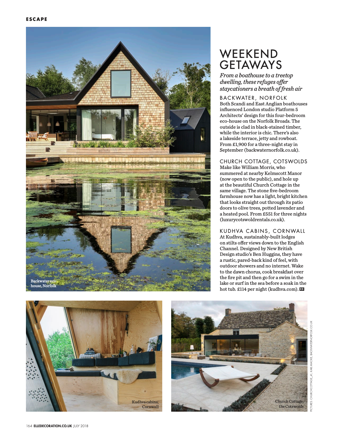 Backwater in Elle Decoration