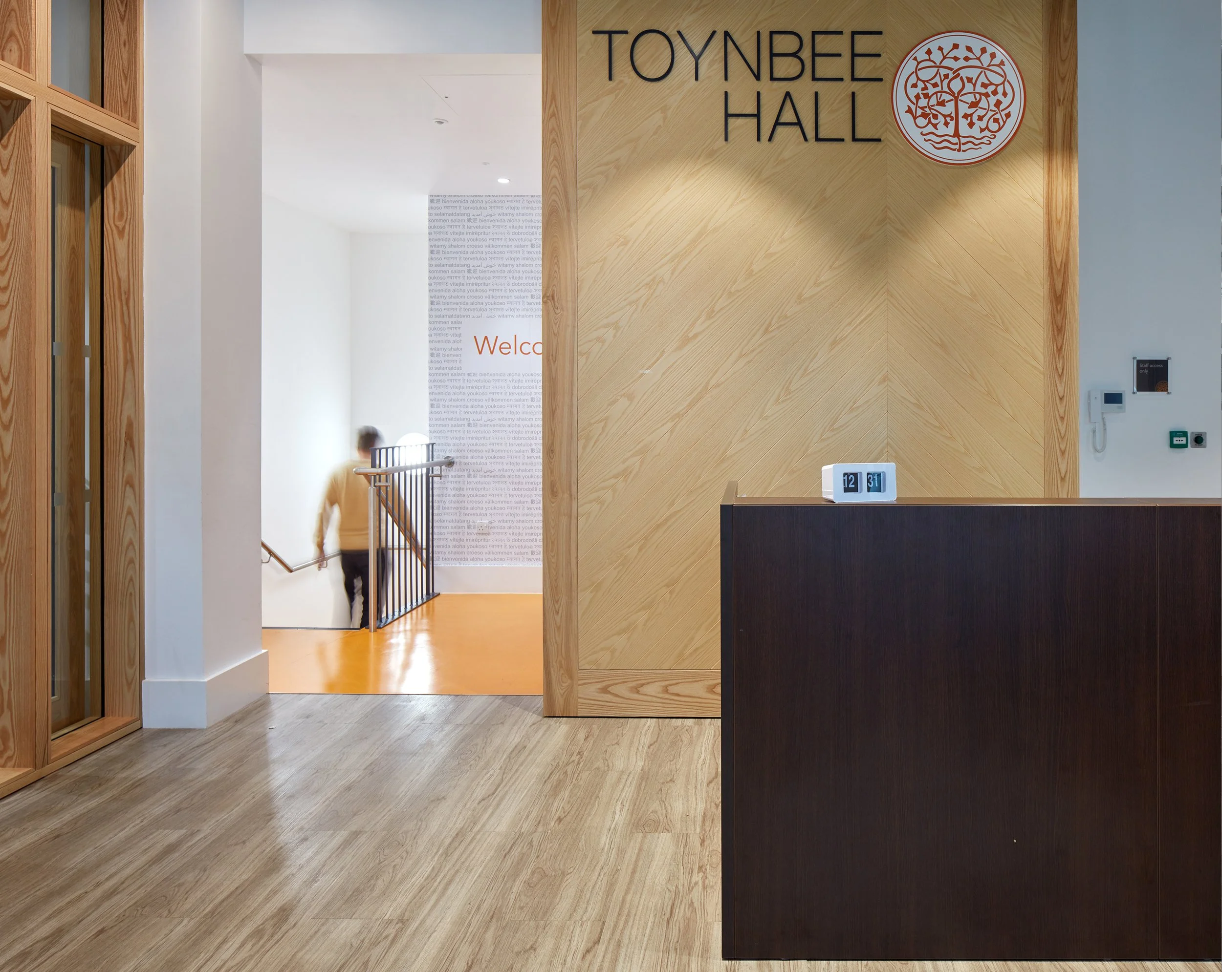 Toynbee Hall new reception area